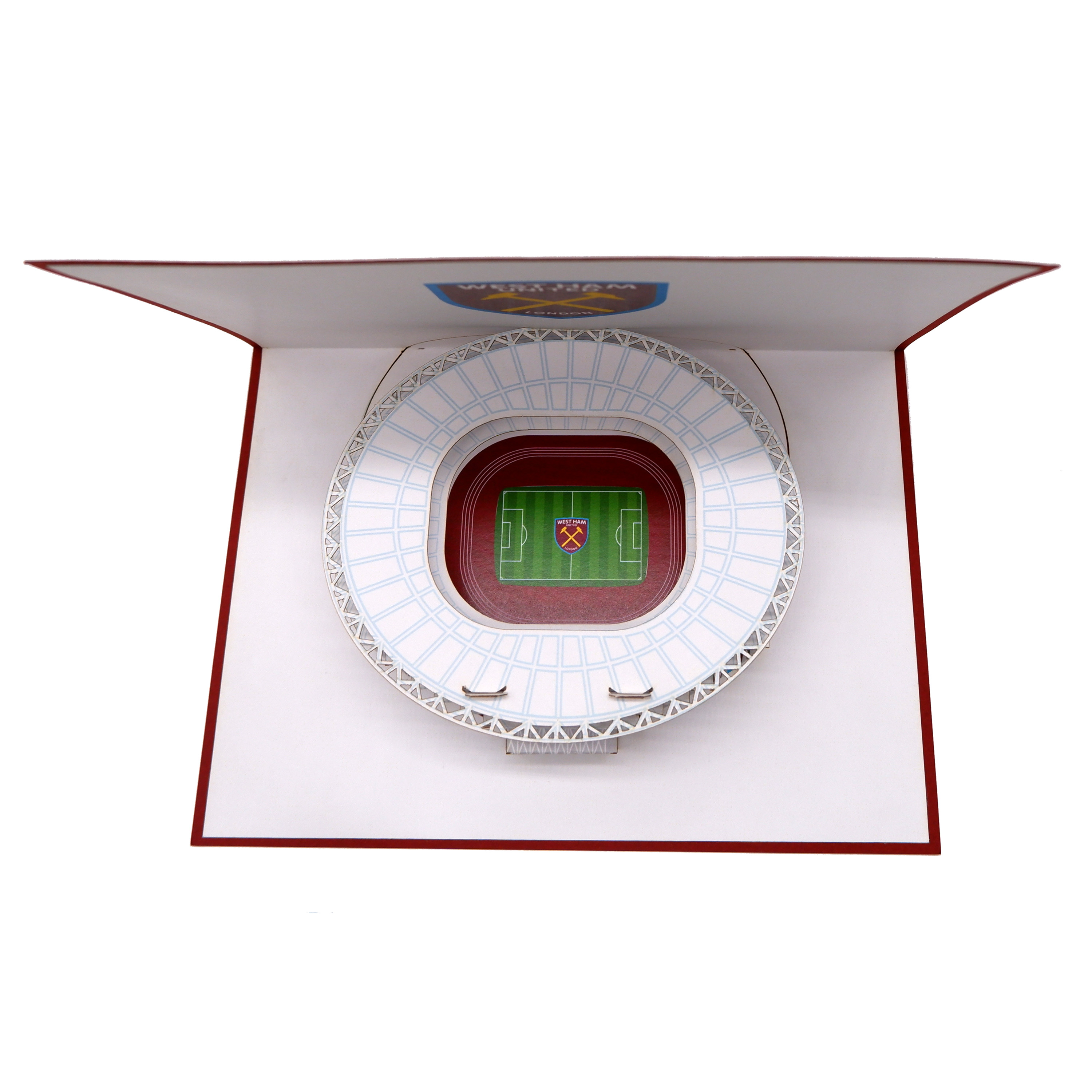 3D West Ham United Stadium Pop-Up Card