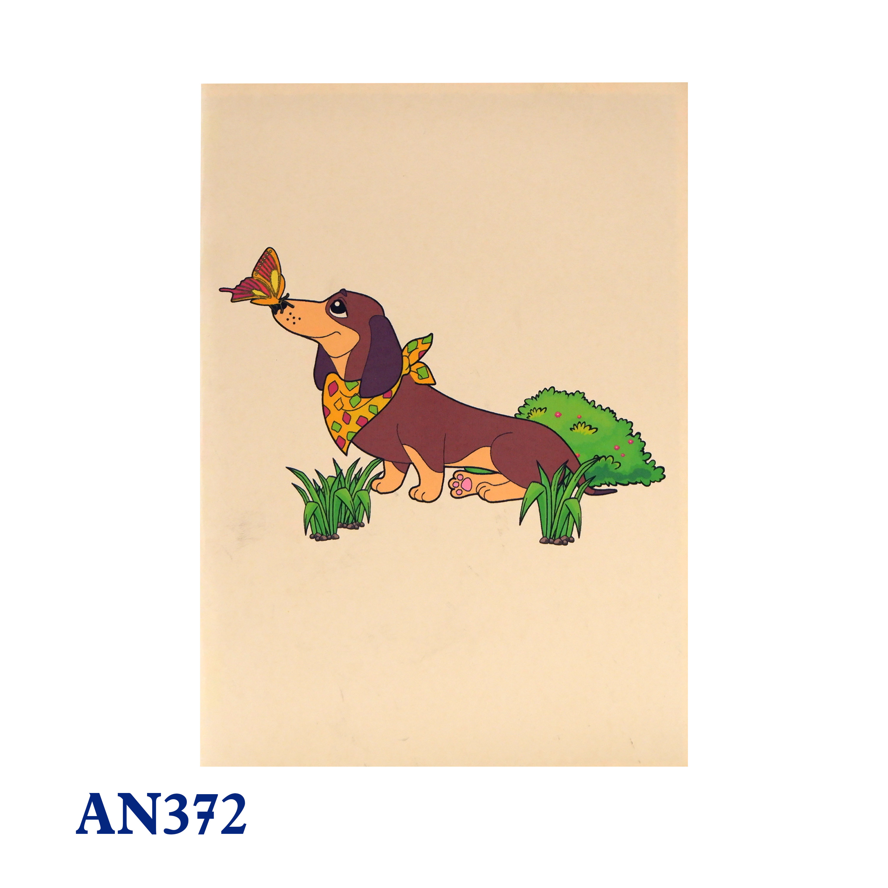 Dachshund Pop Up Card