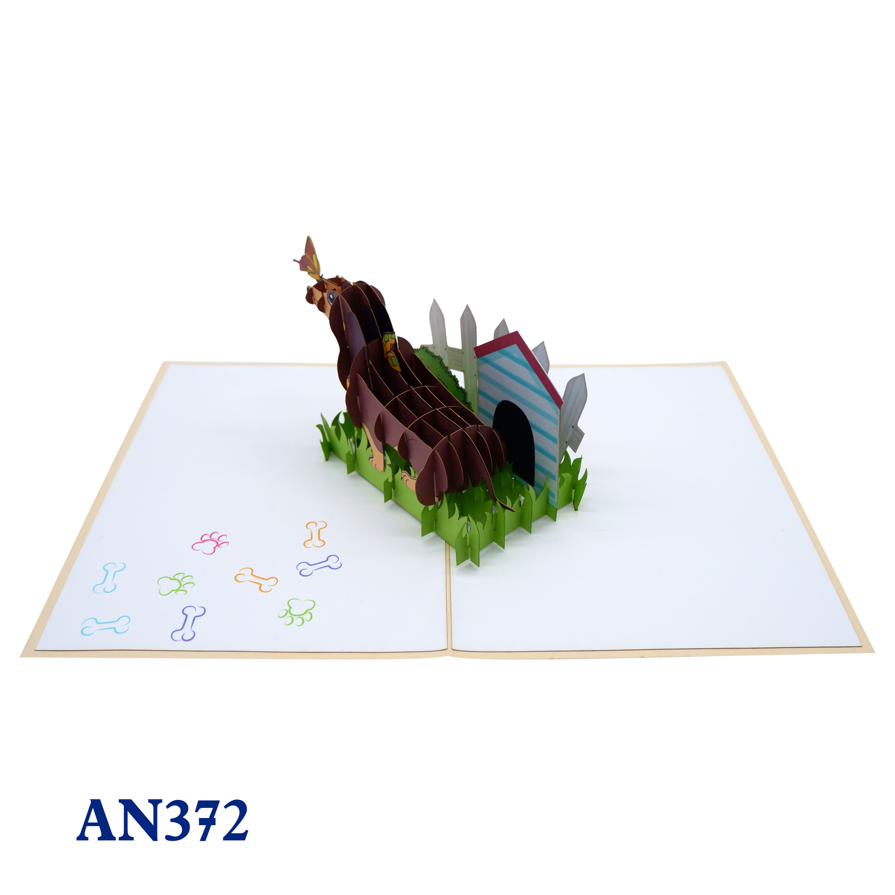Dachshund Pop Up Card