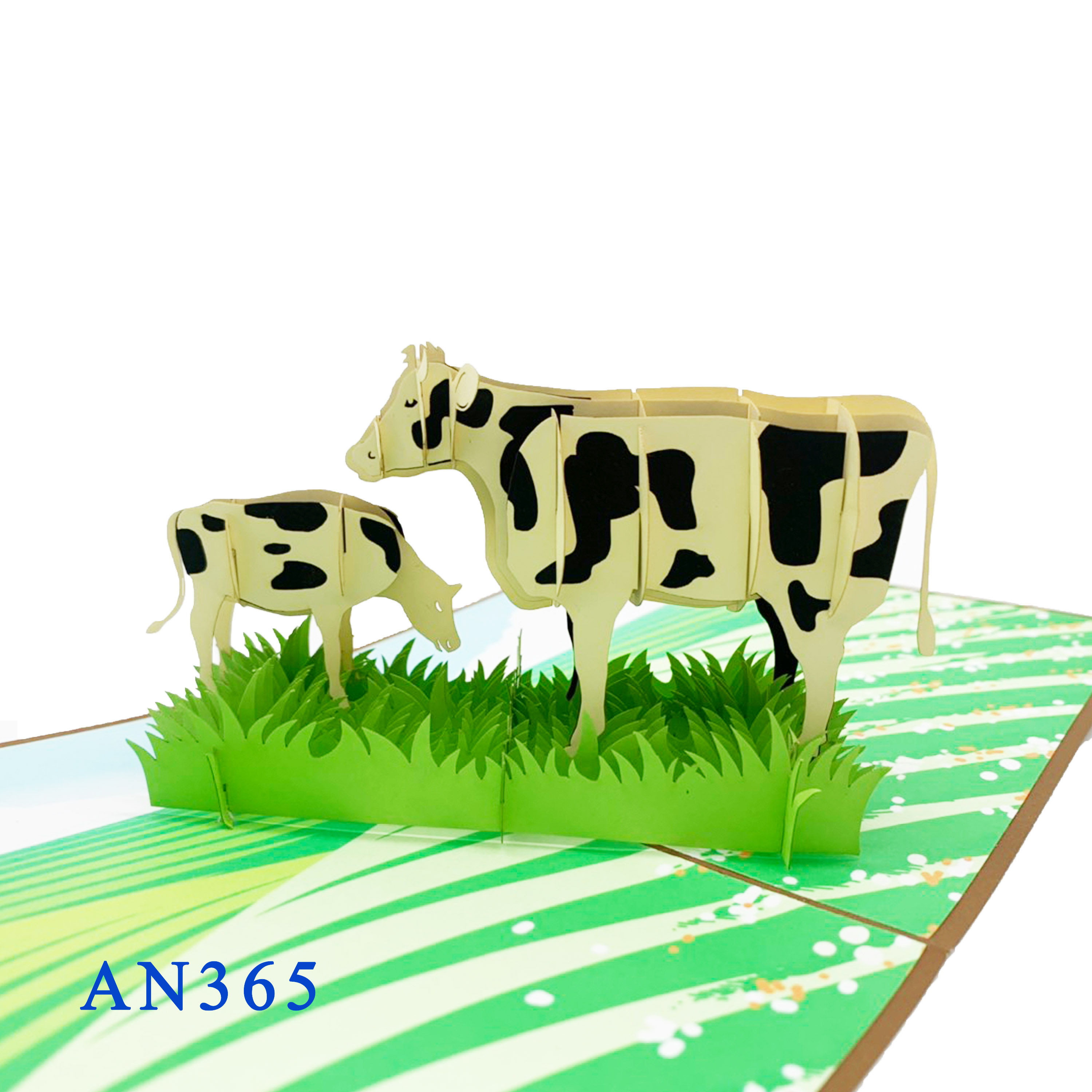 Dairy Cow Pop Up Card