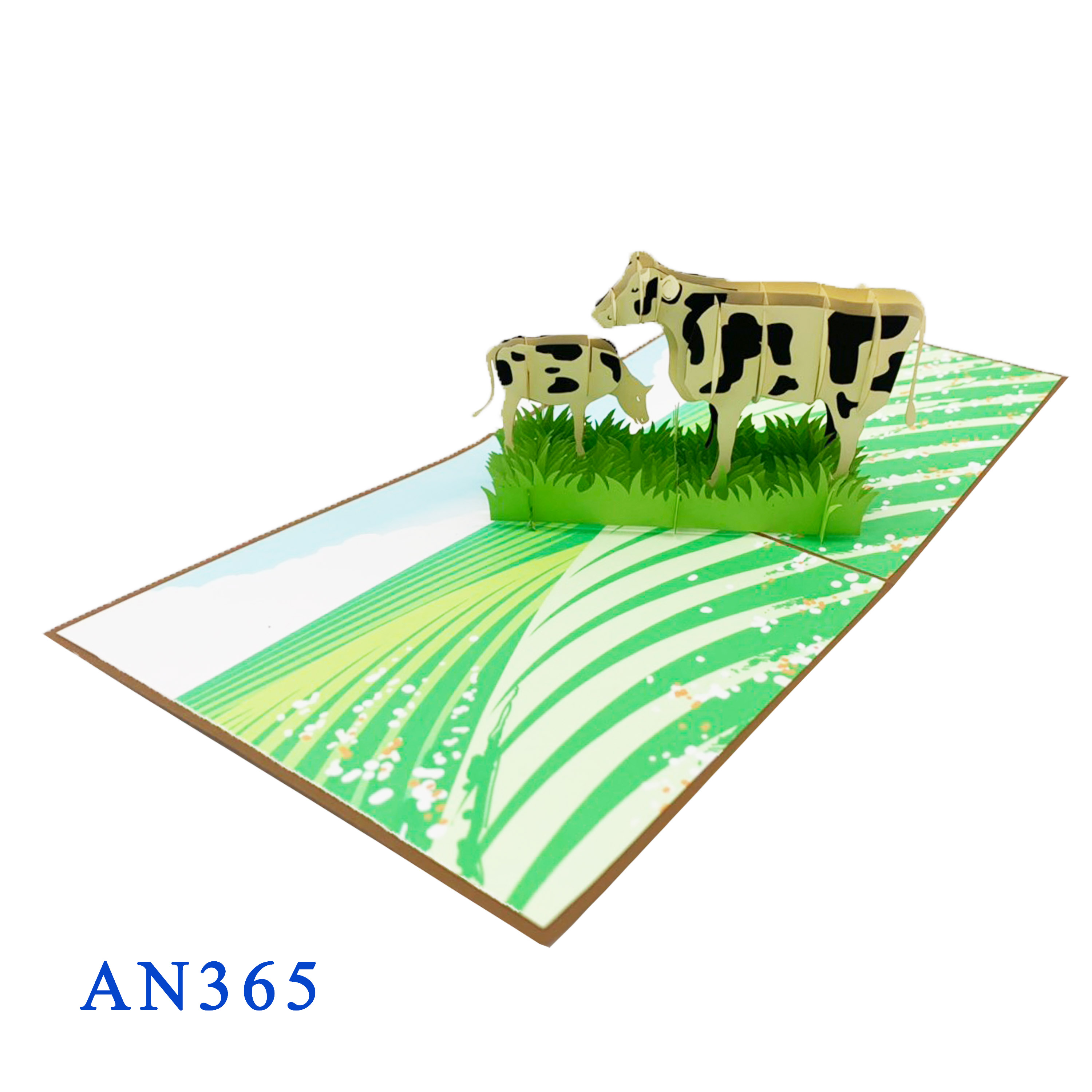 Dairy Cow Pop Up Card