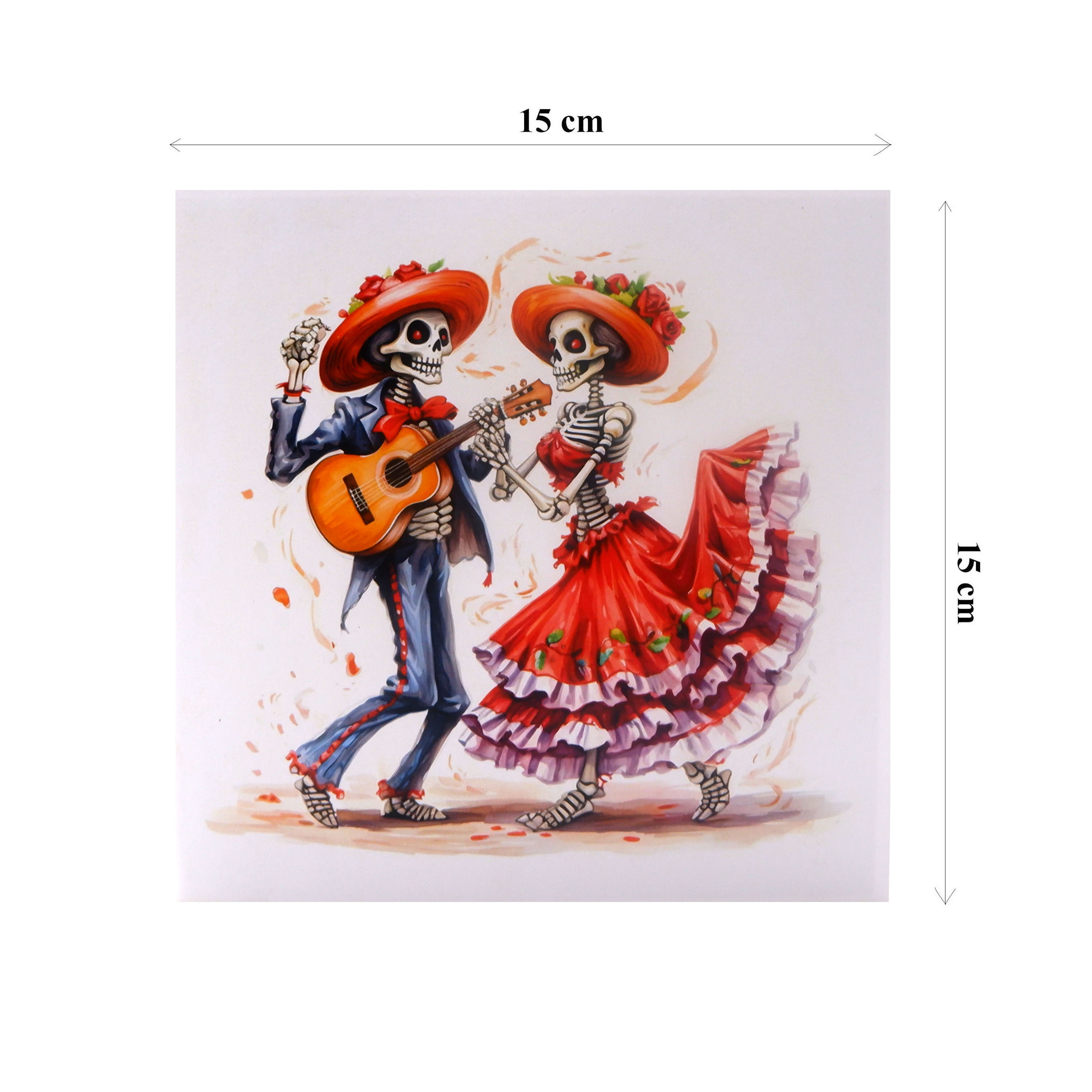 Dancing Skeletons Pop-up Card