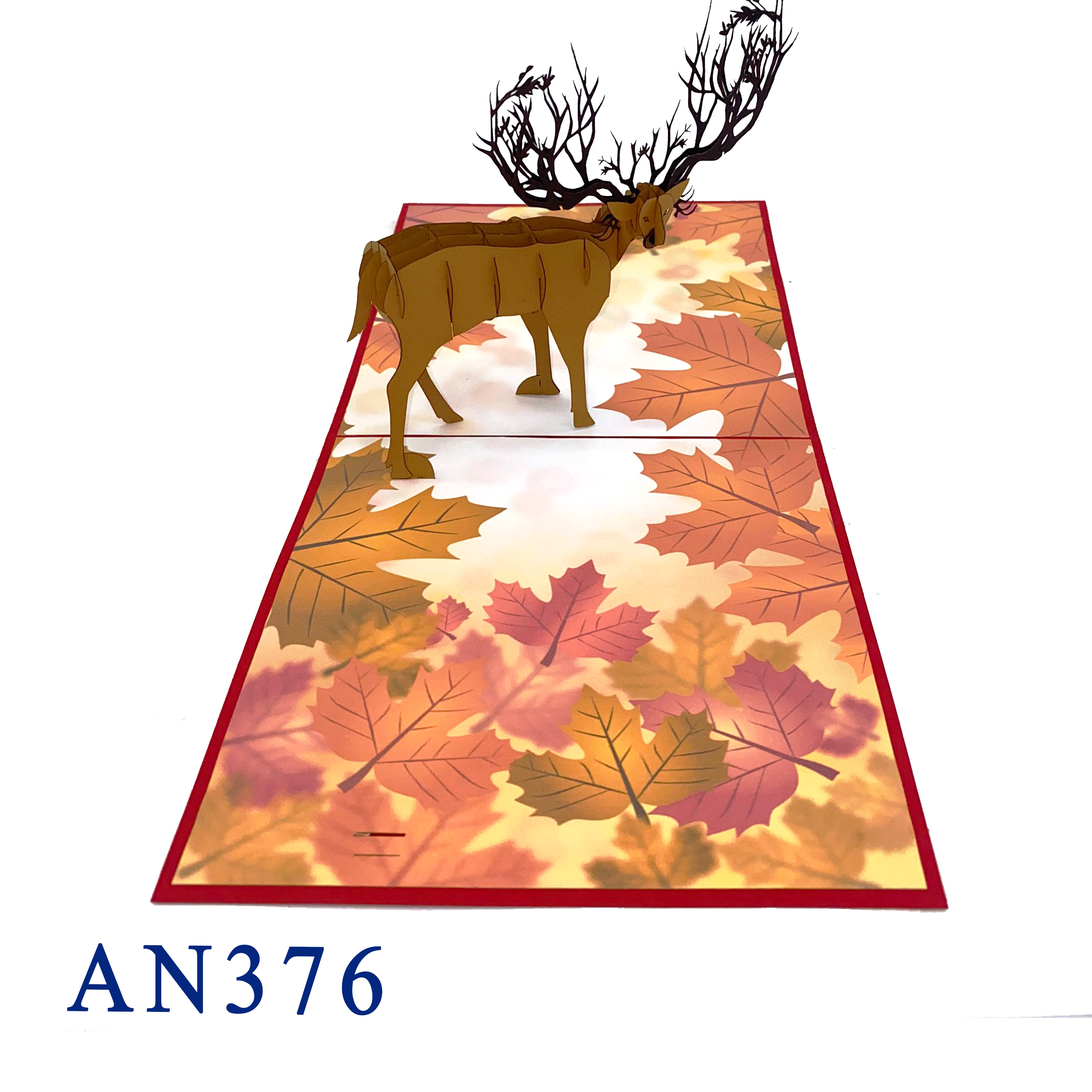 Deer Autumn Pop Up Card