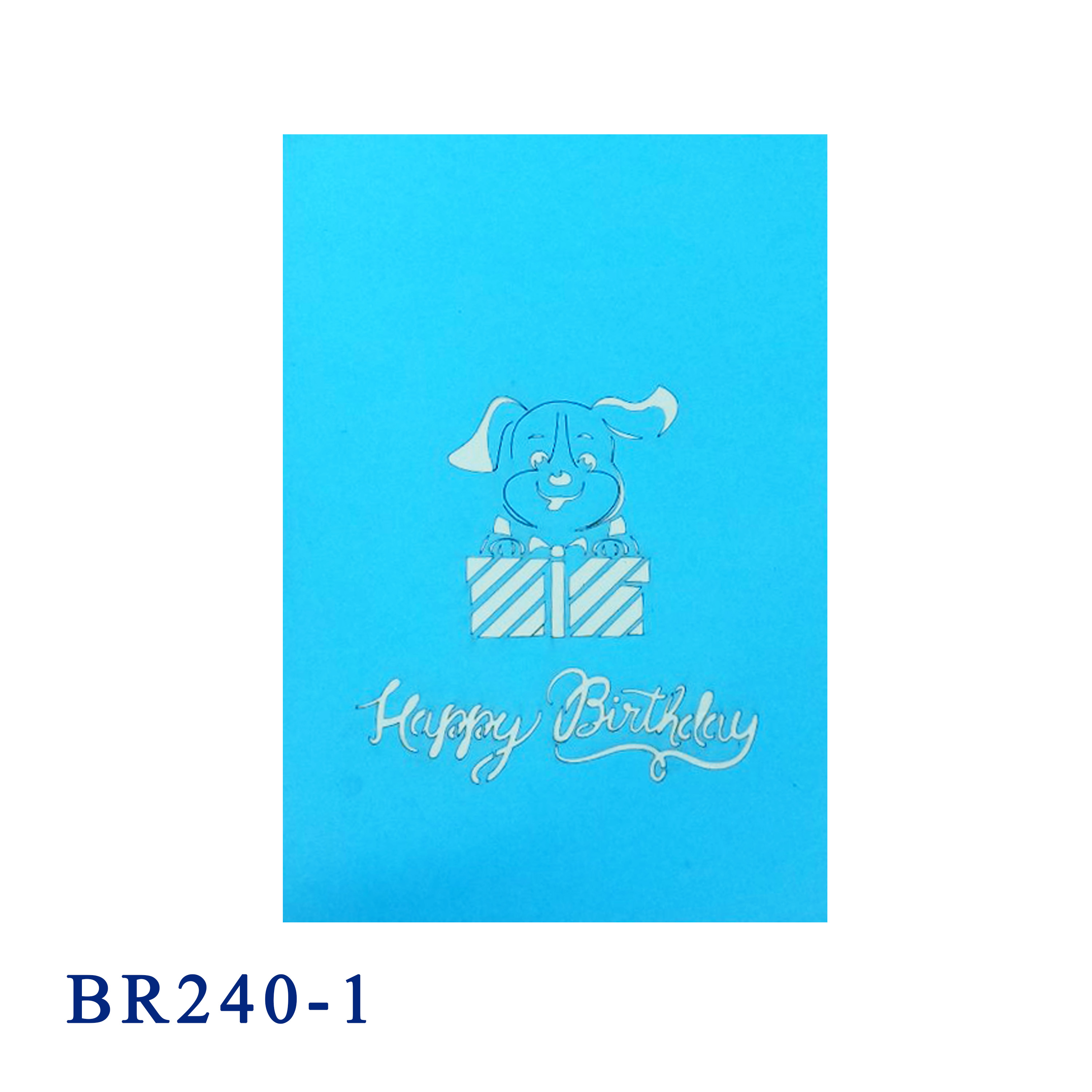 Birthday Beagle Dog Pop Up Card