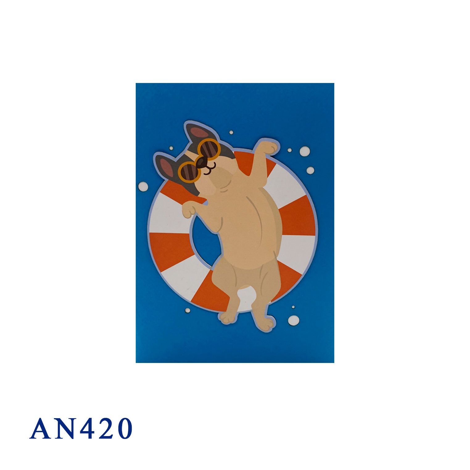 Dog Summer Pop Up Card