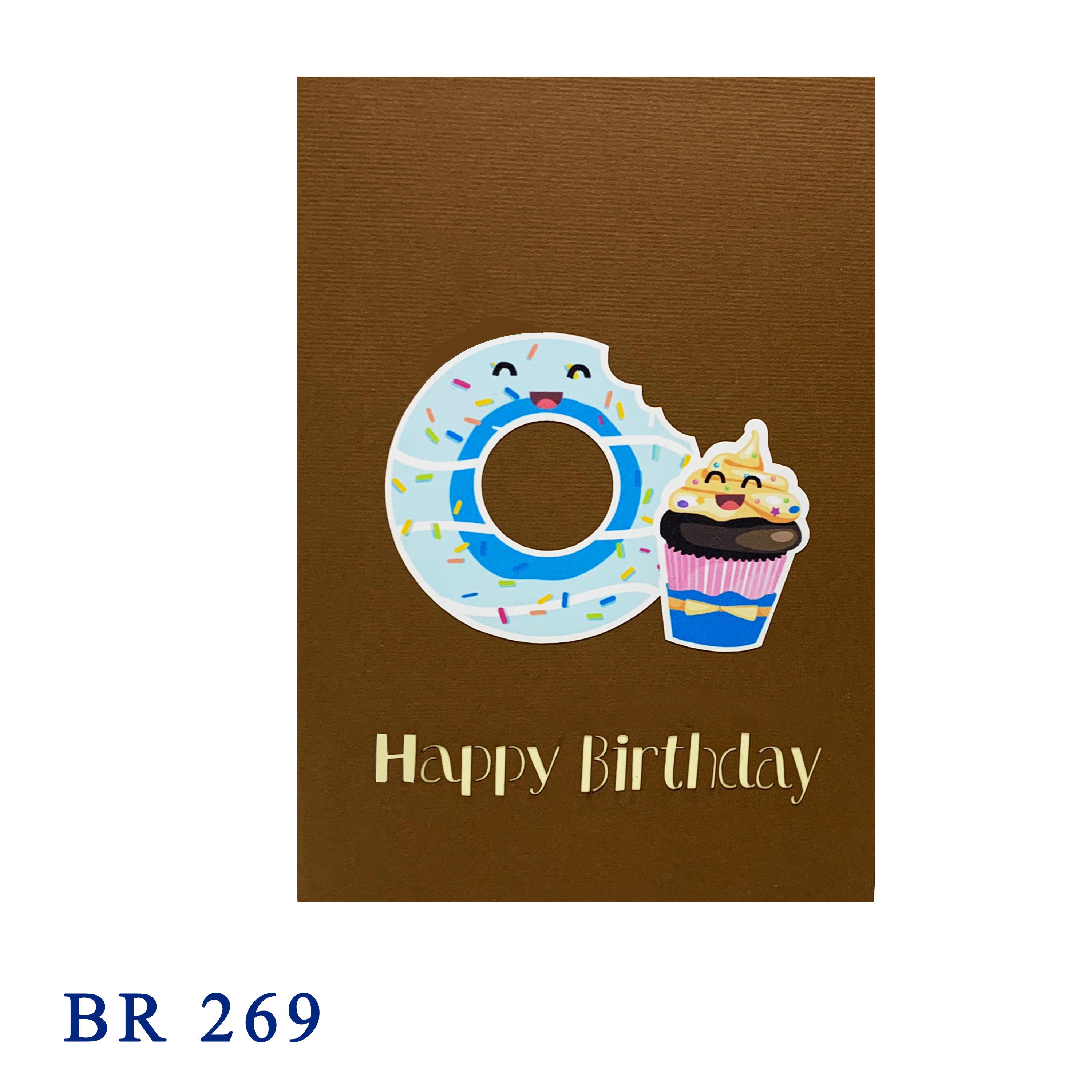 Birthday Donut Pop Up Card