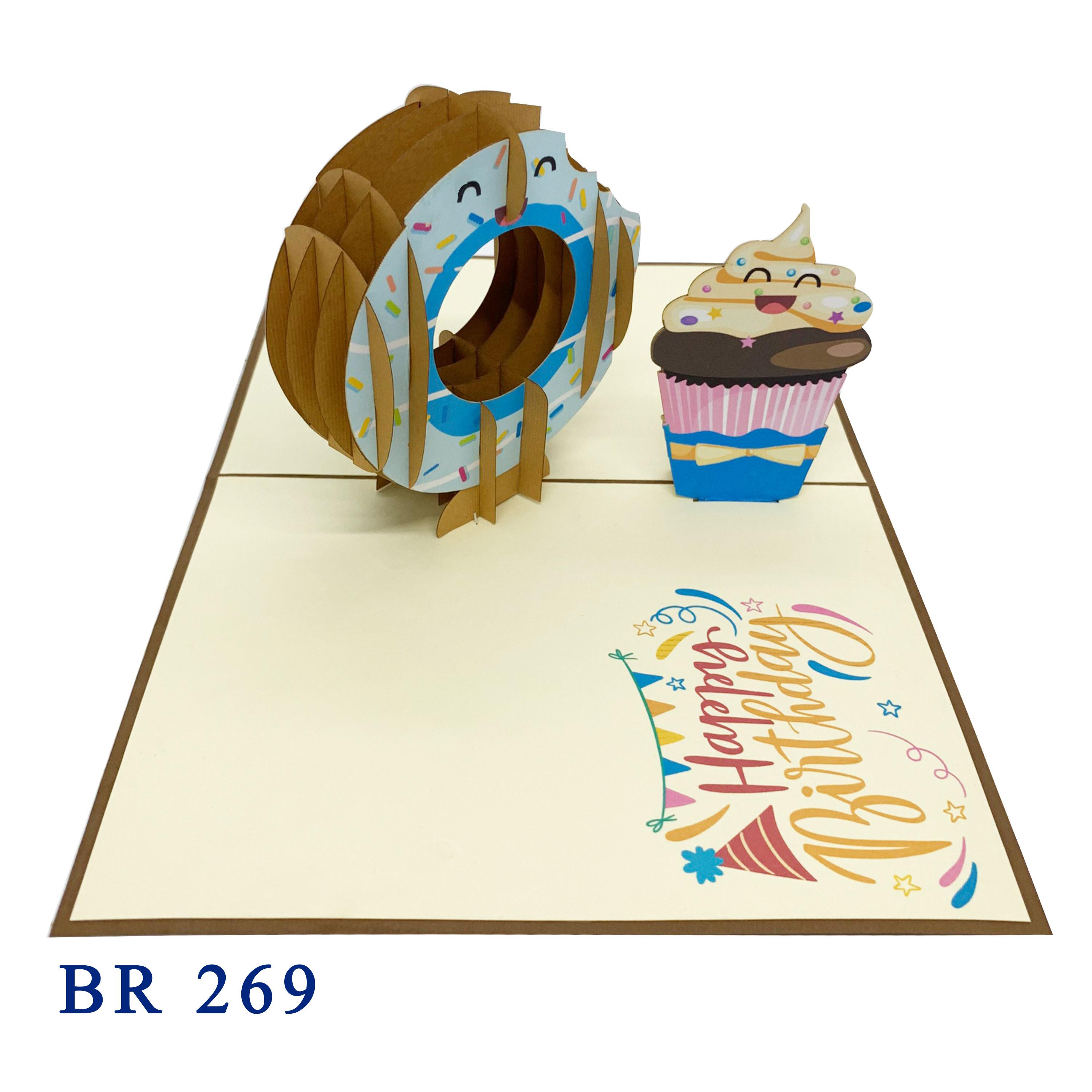 Birthday Donut Pop Up Card