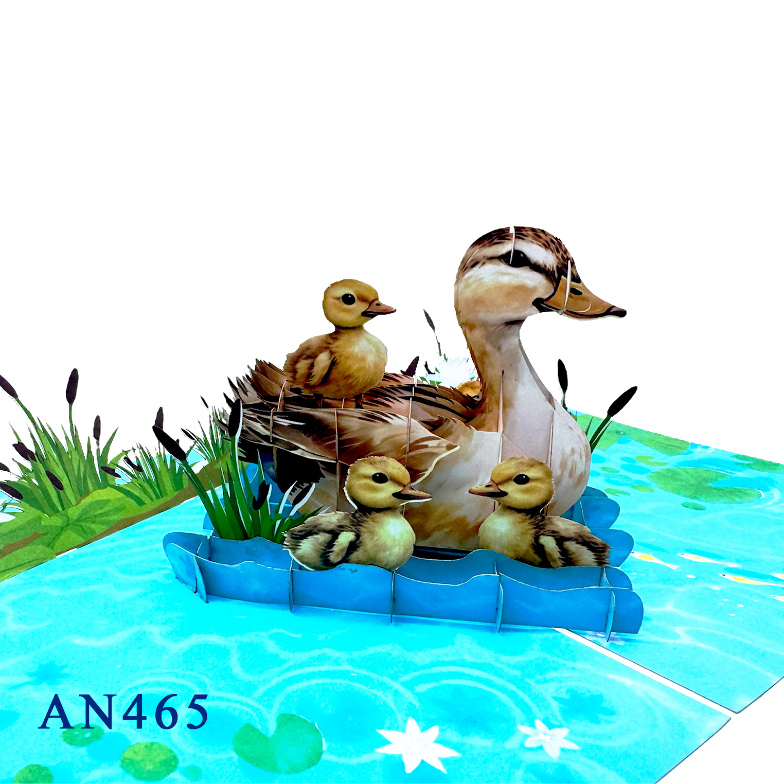Duck Family Pop Up Card
