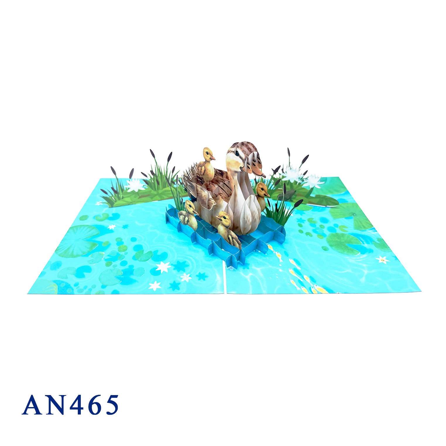 Duck Family Pop Up Card