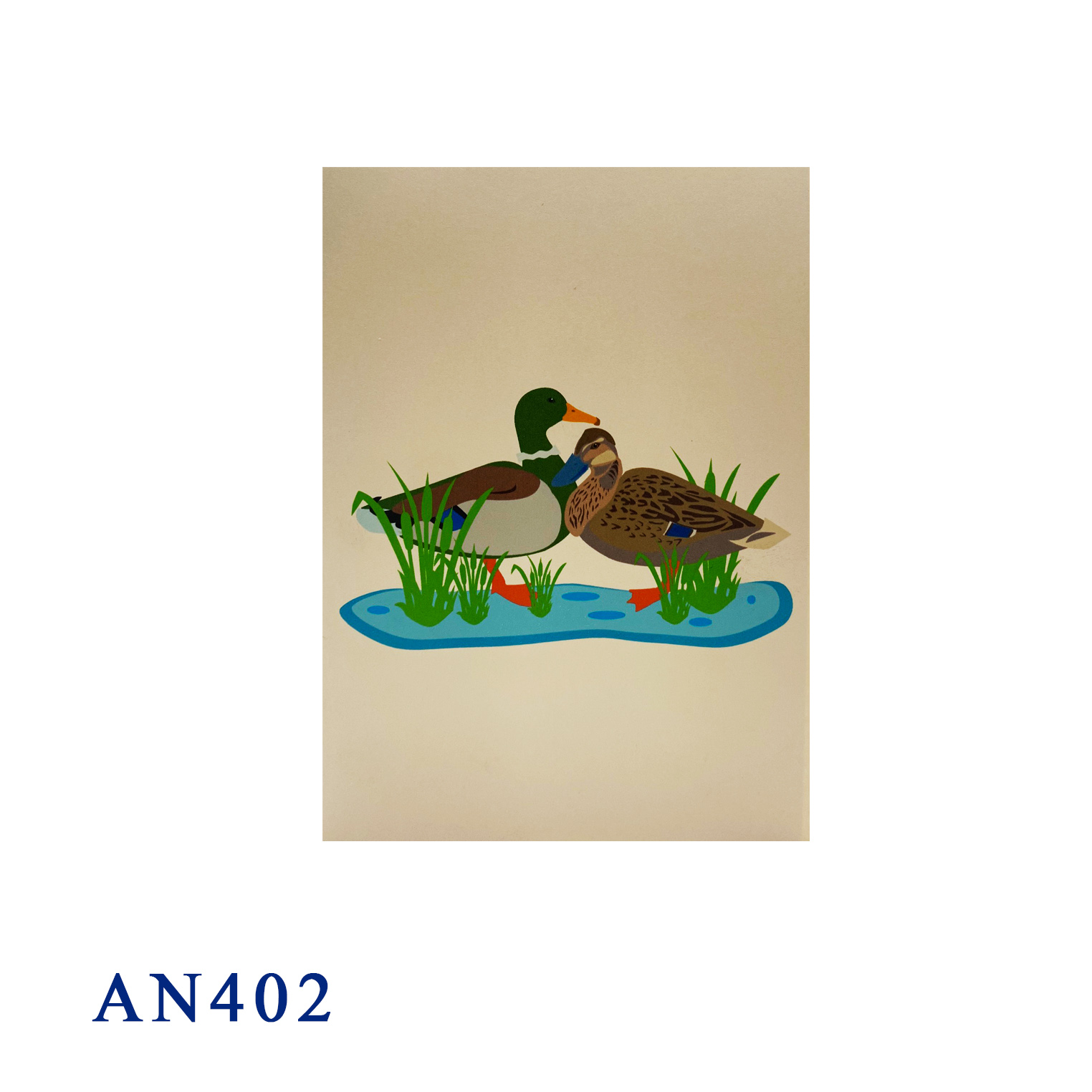 Mallard Ducks Pop Up Card