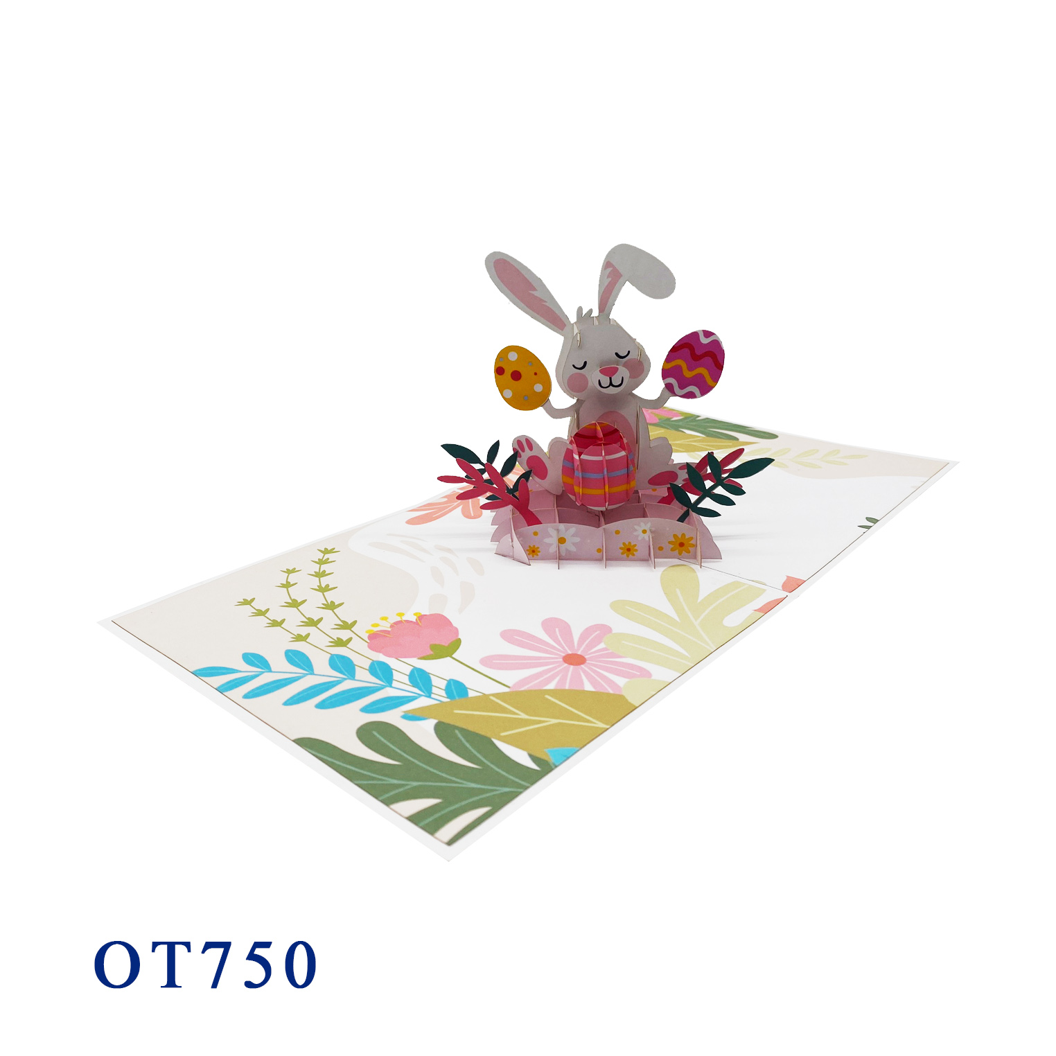 Easter Bunny Egg Pop Up Card