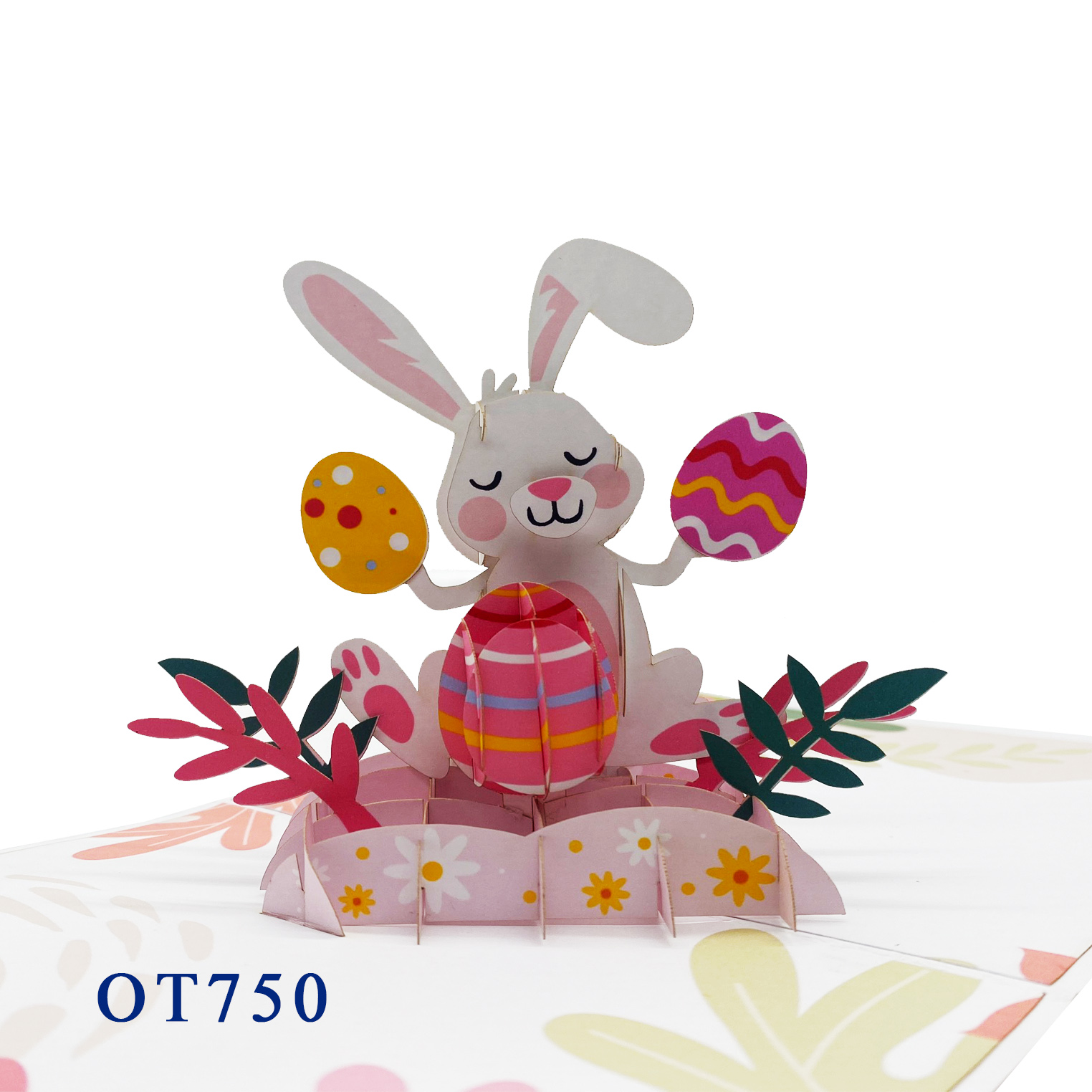 Easter Bunny Egg Pop Up Card