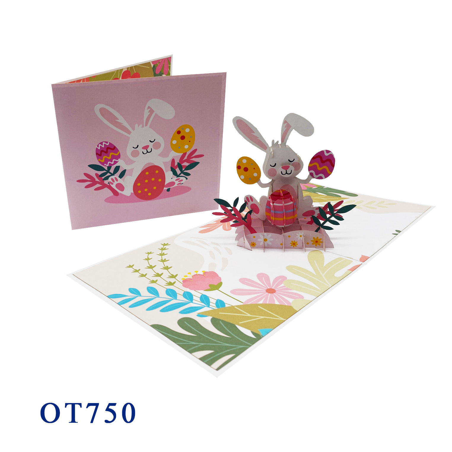 Easter Bunny Egg Pop Up Card