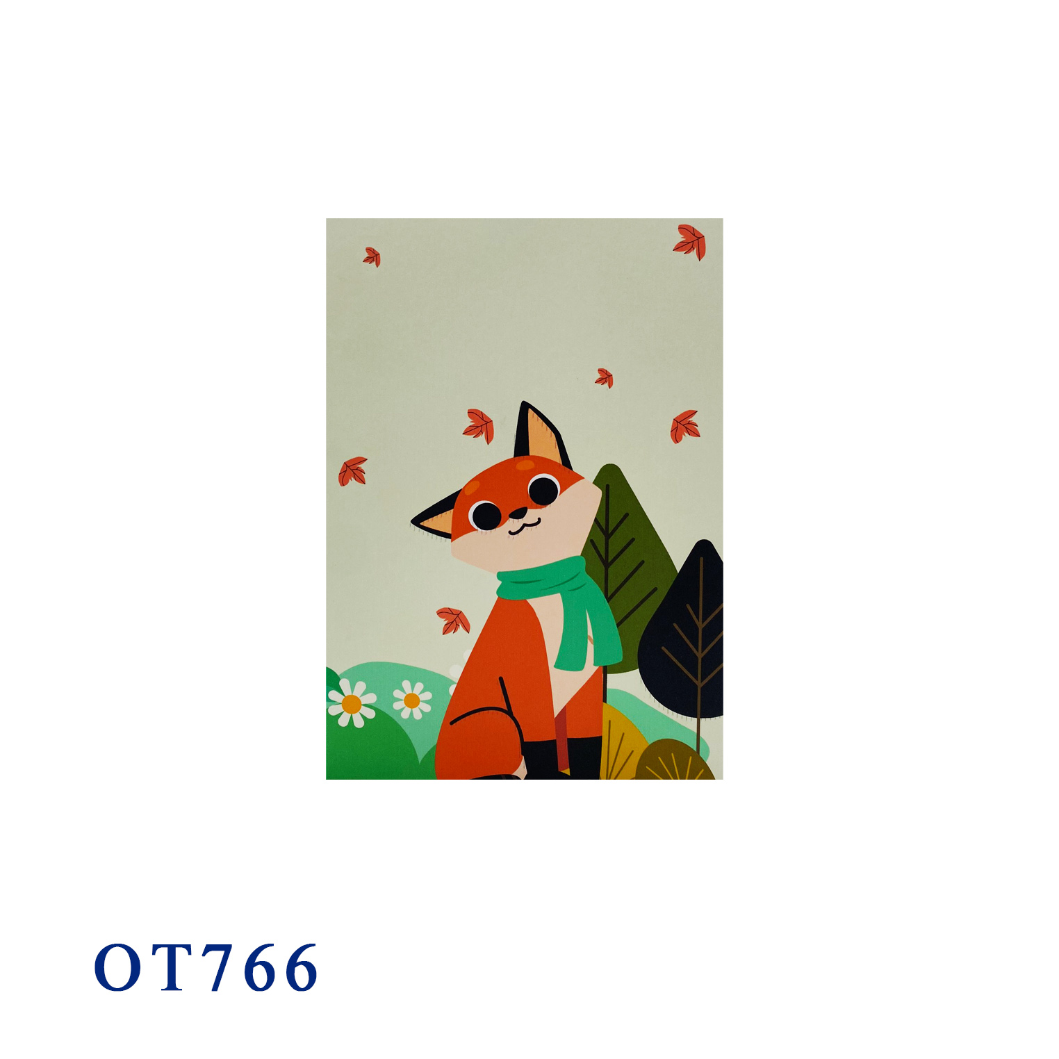 Fox Fall Autumn Pop Up Card
