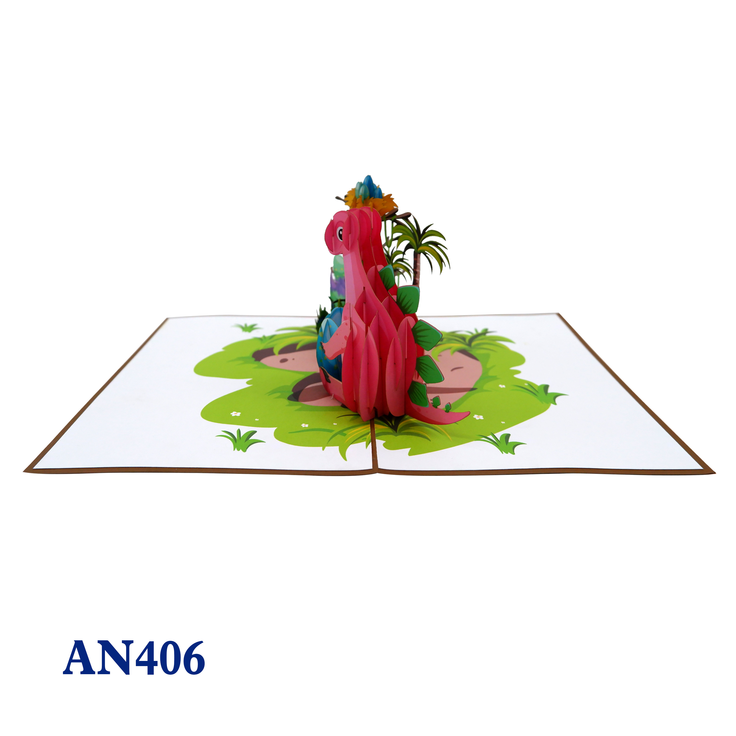 Family Dinosaur Pop Up Card