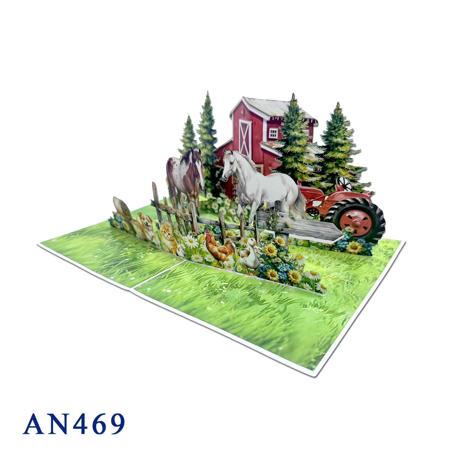 Farm Life Pop-Up Card – Celebrate Nature and Animals