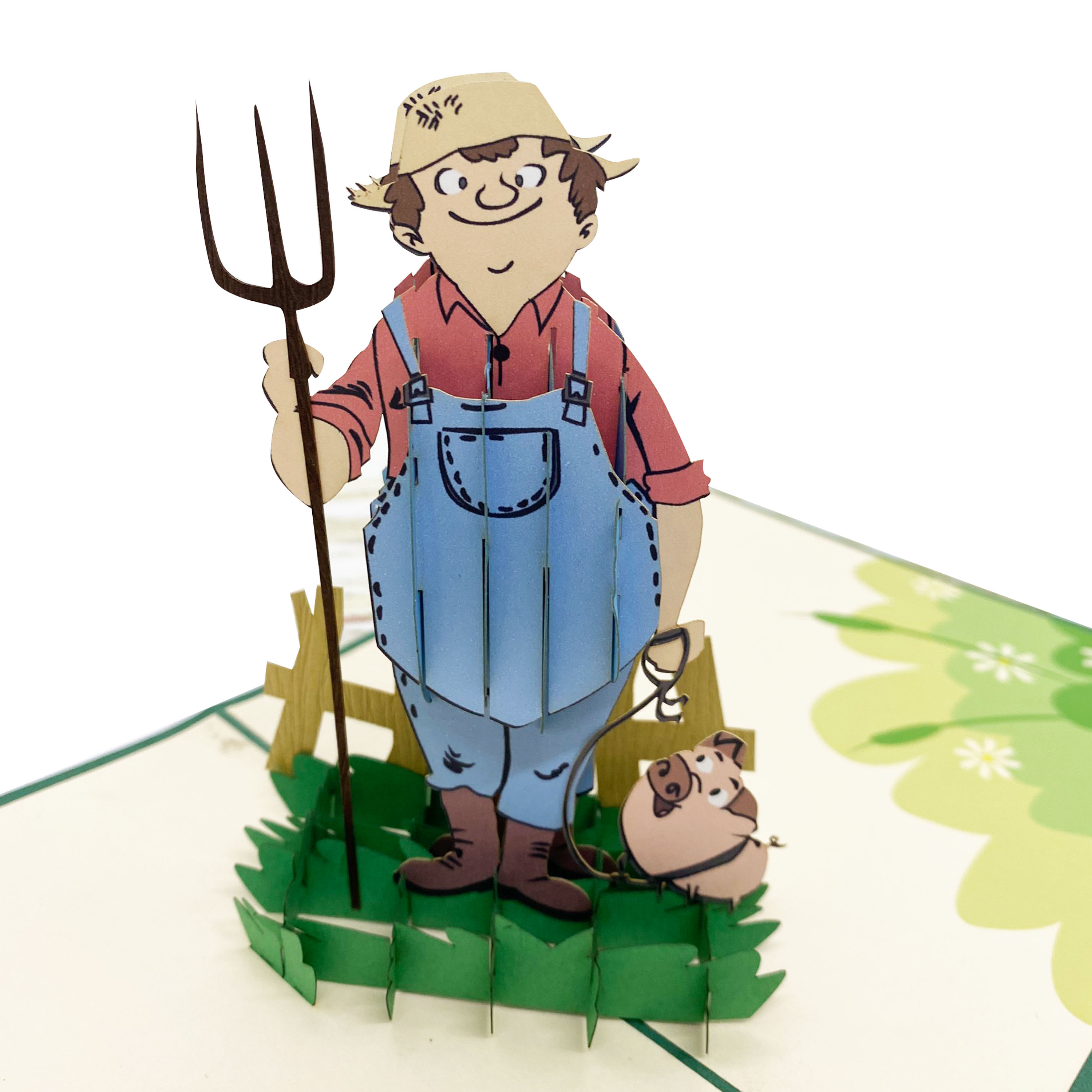 Farmer Pop Up Card