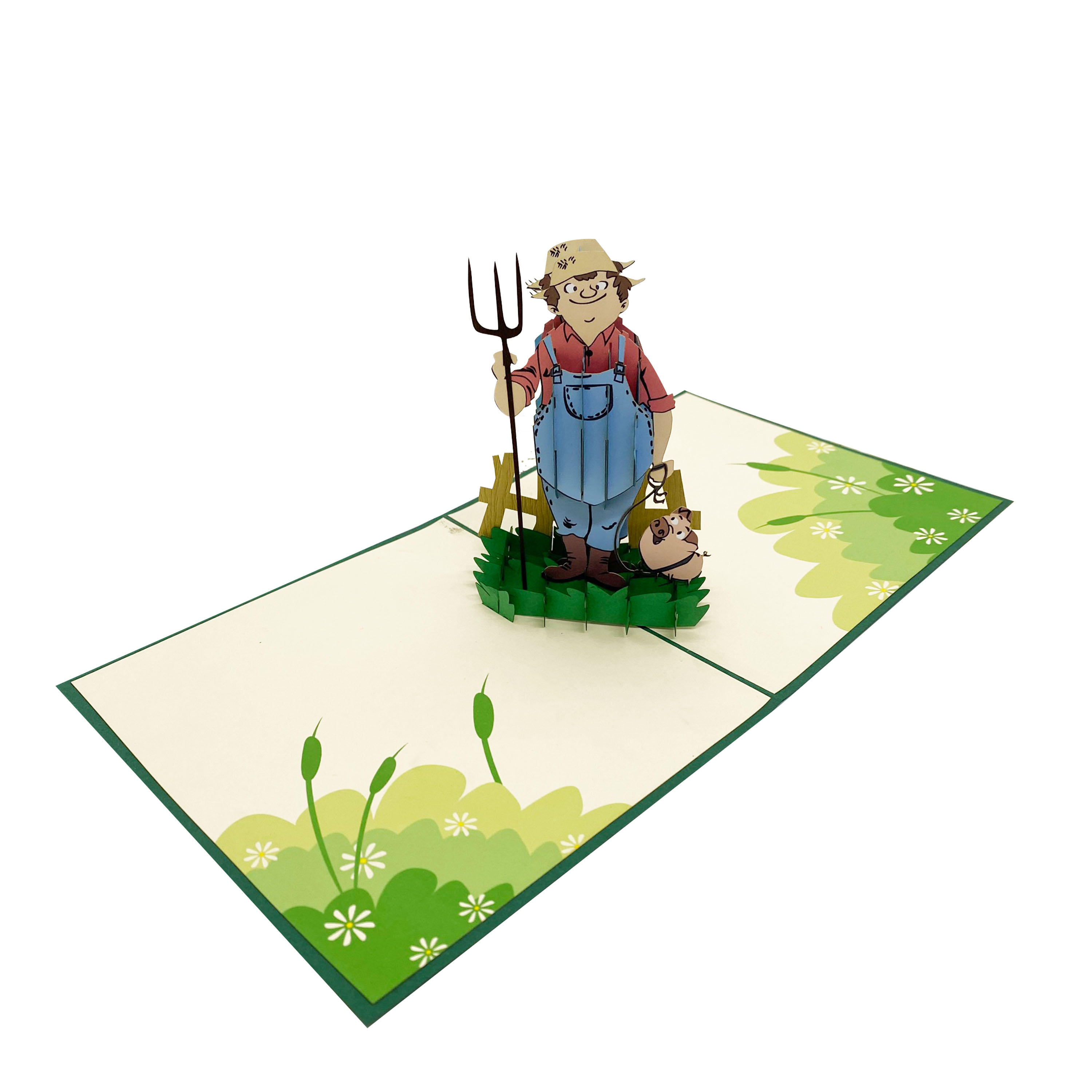 Farmer Pop Up Card