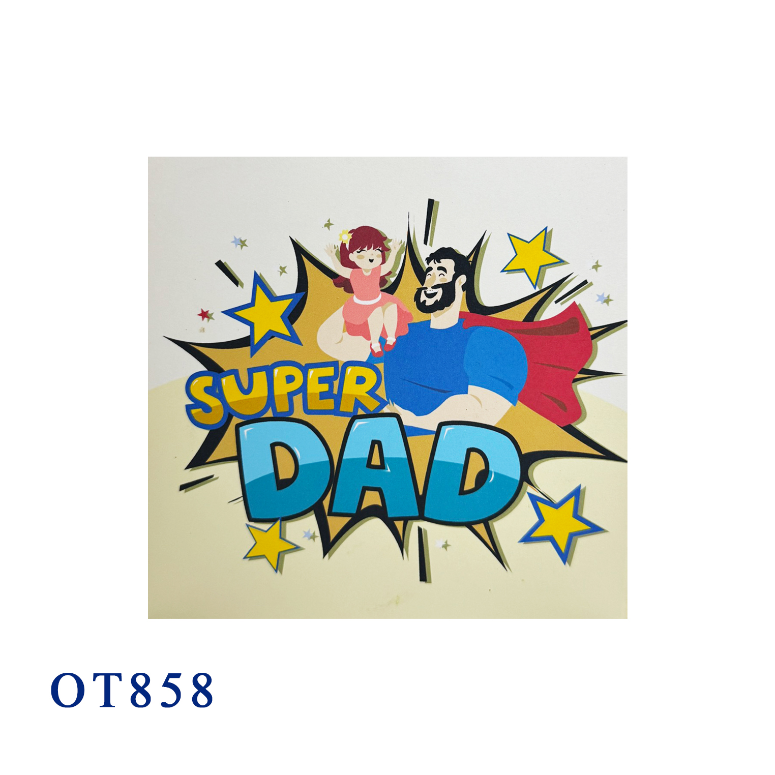 Super Dad Pop Up Card