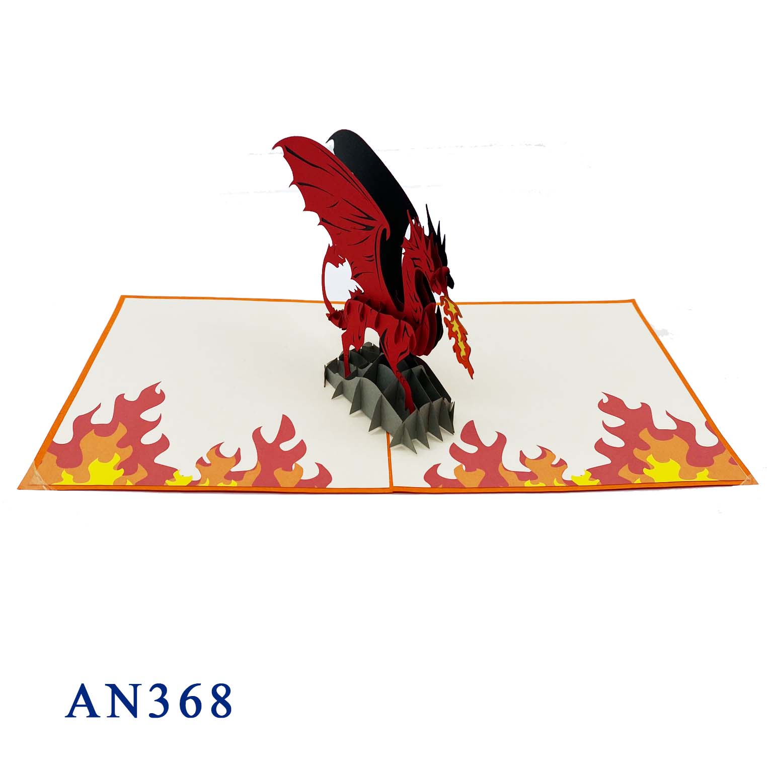 Fire Breathing Dragon Pop Up Card