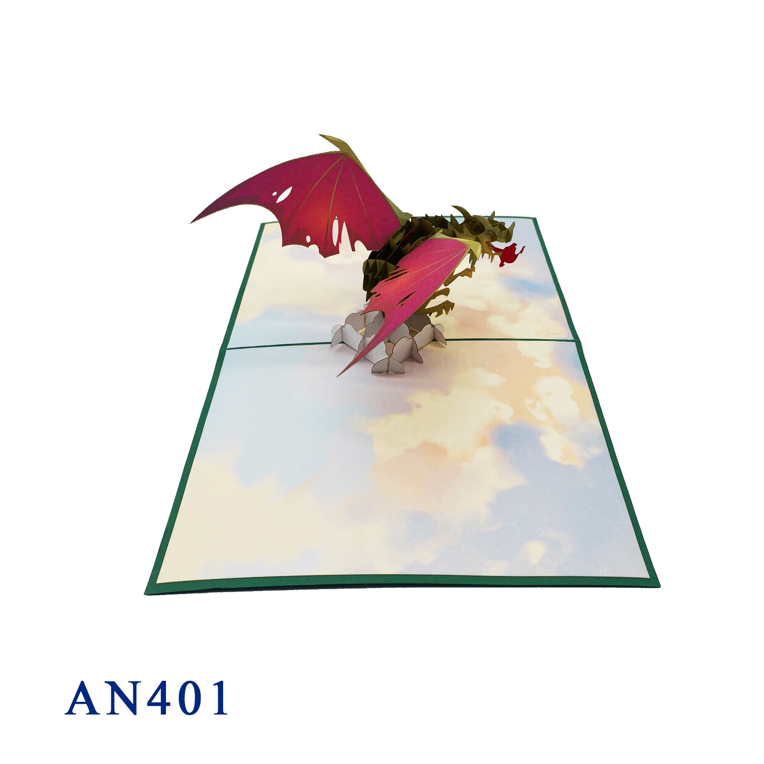 Fire Dragon Pop Up Card