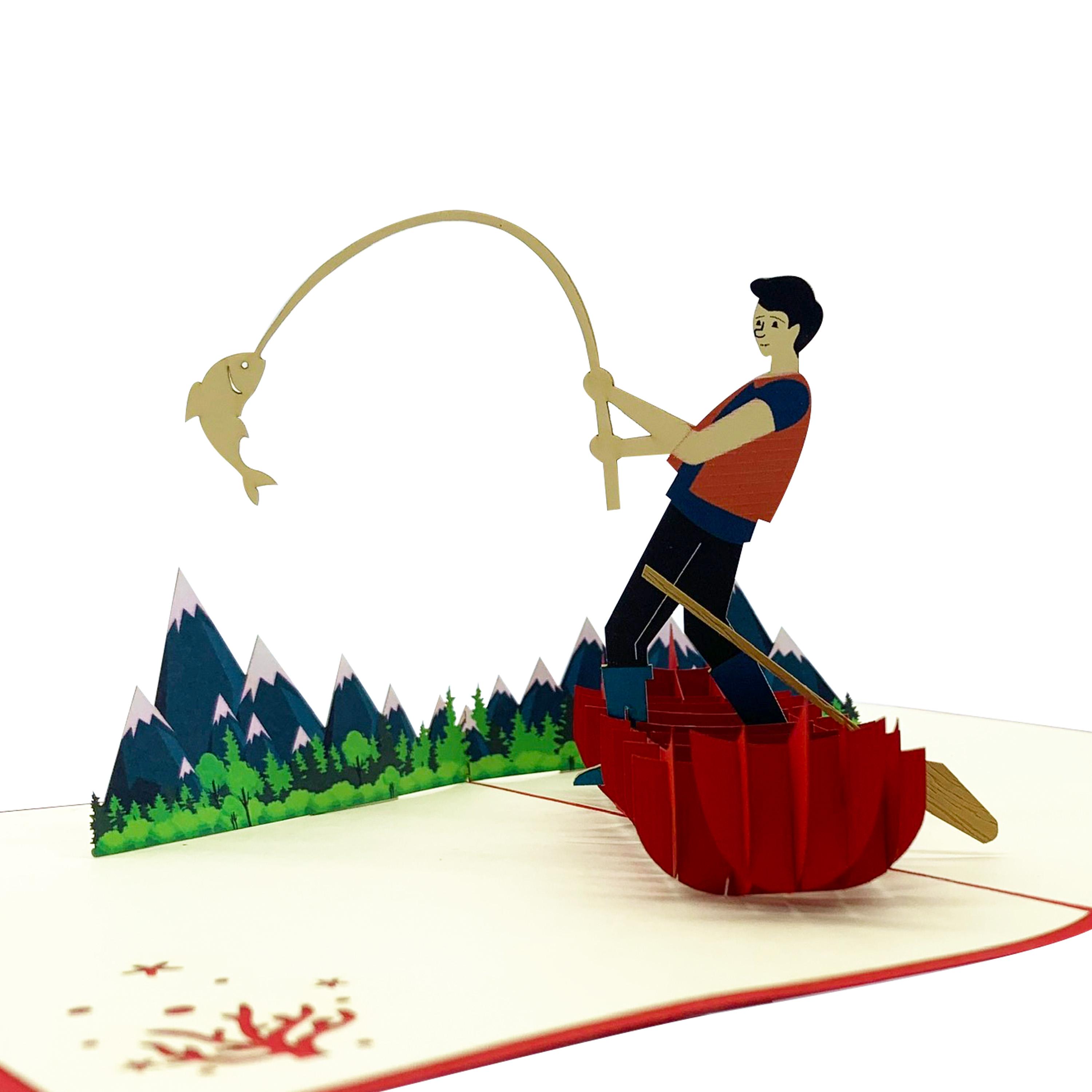 Fishing Pop Up Card