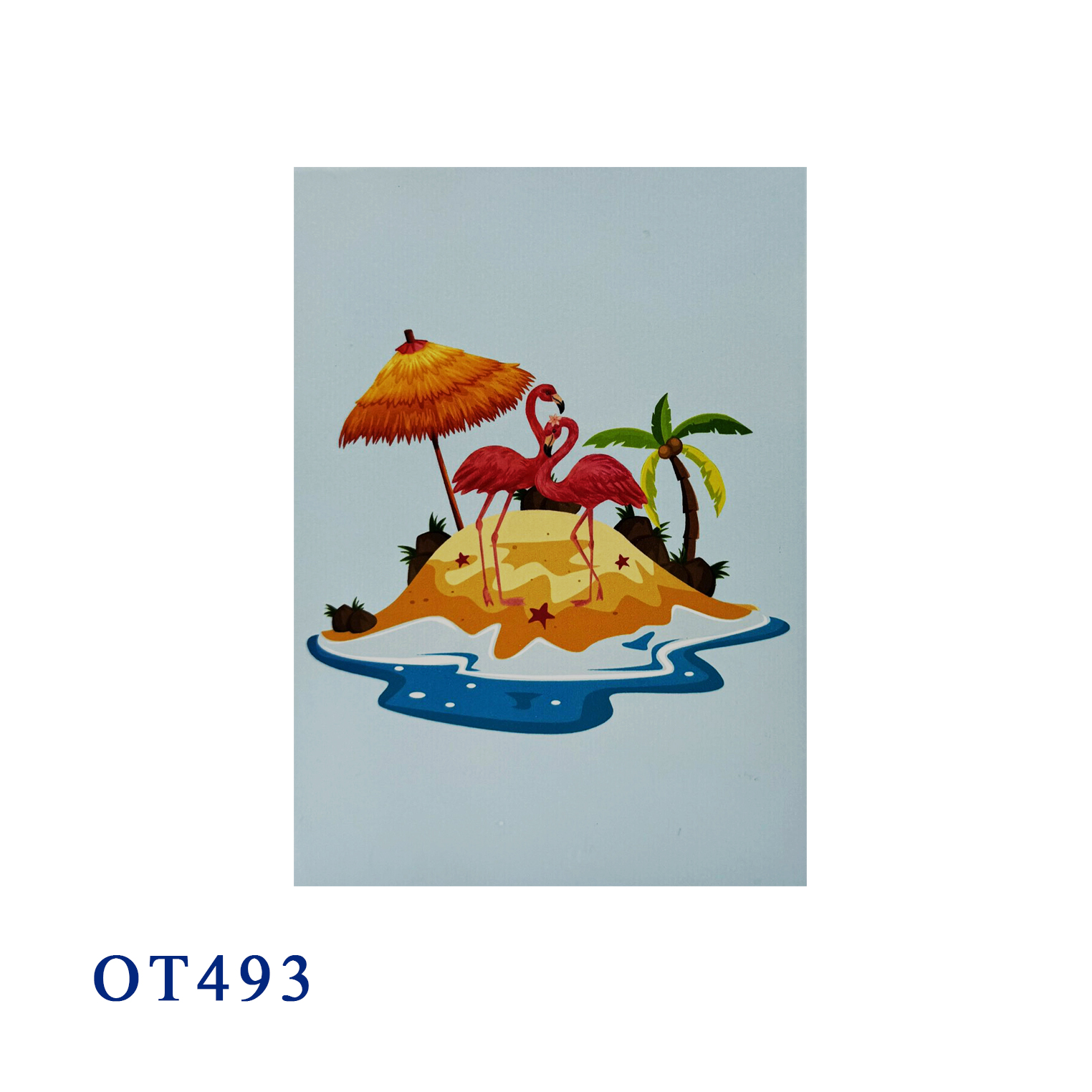 Flamingos on the Beach – 3D Pop-up Card 🦩