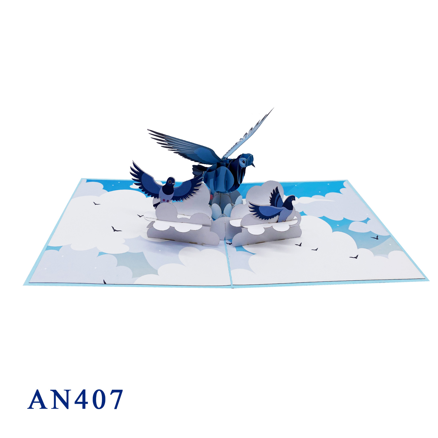 Flock Of Birds Pop Up Card