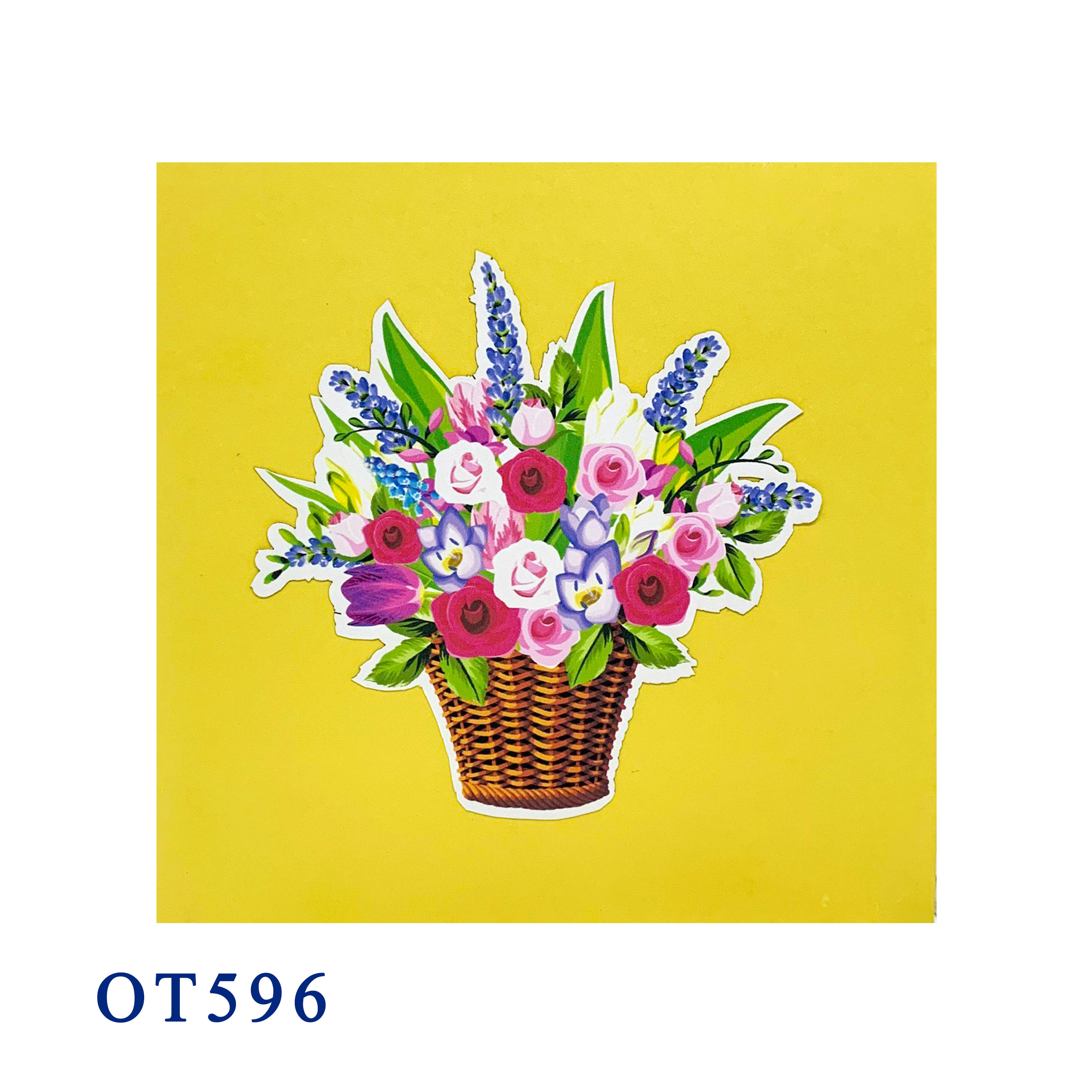 Flower Basket Pop Up Card