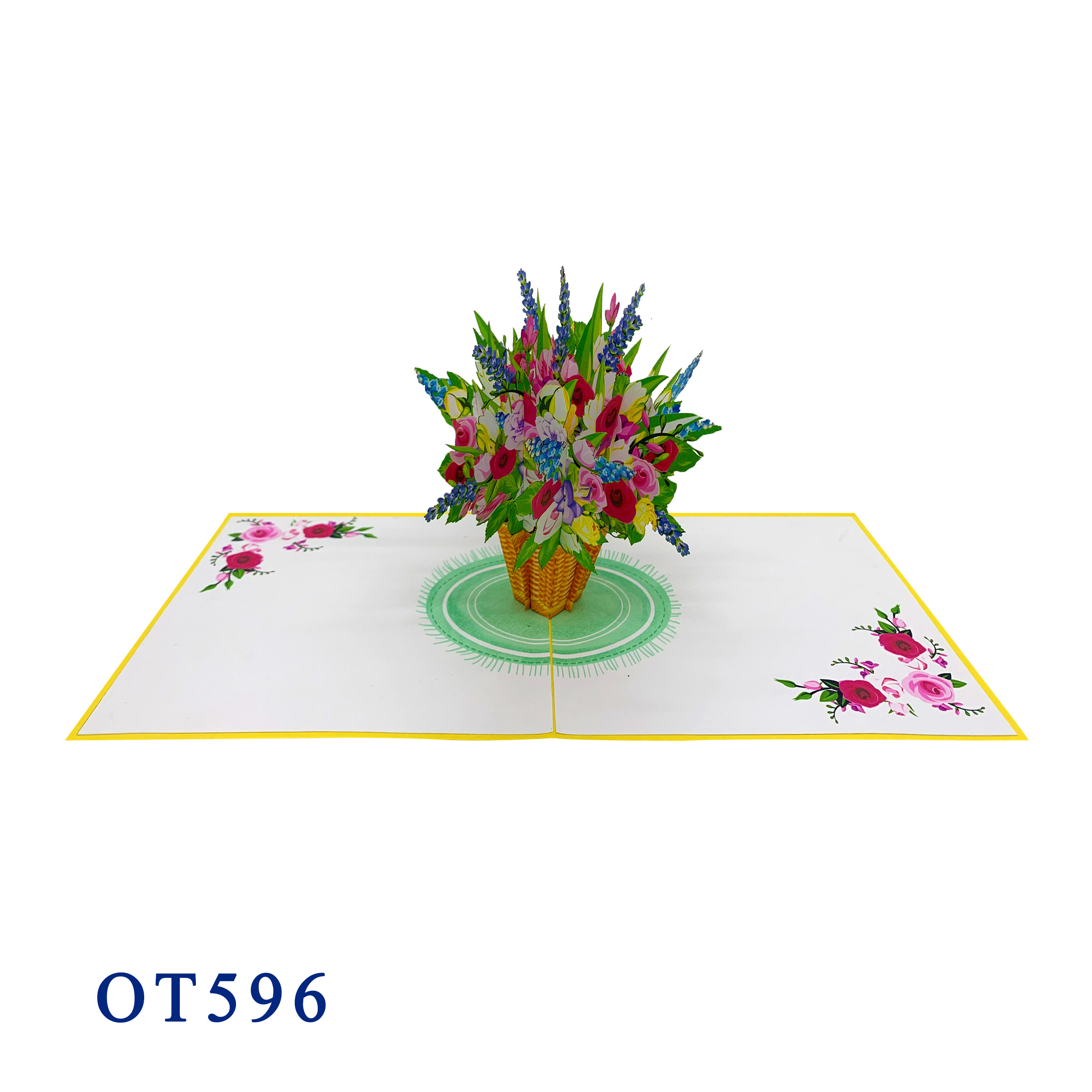 Flower Basket Pop Up Card