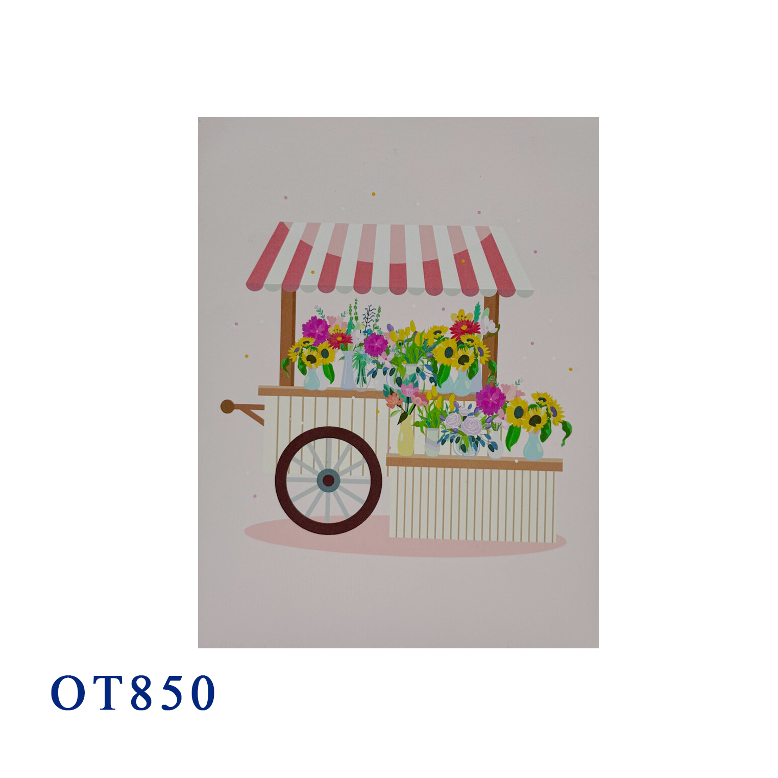 Flowers Shop Pop Up Greeting Card