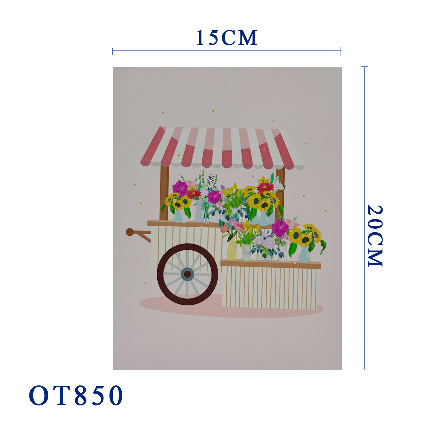 Flowers Shop Pop Up Greeting Card