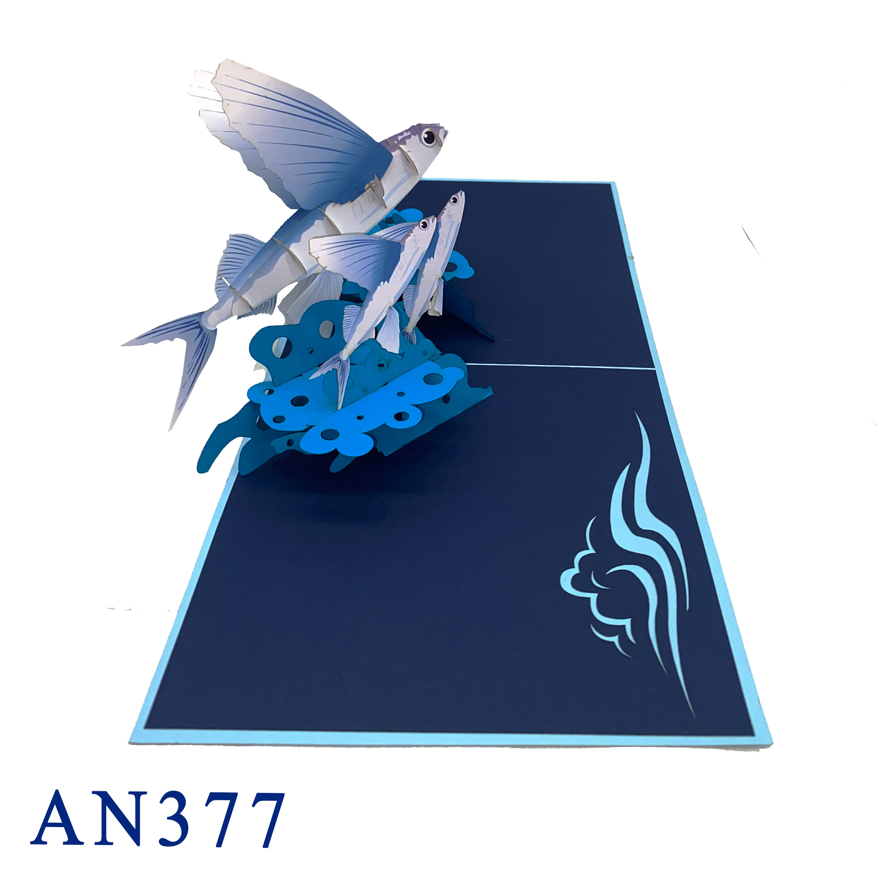 Flying Fish Pop Up Card