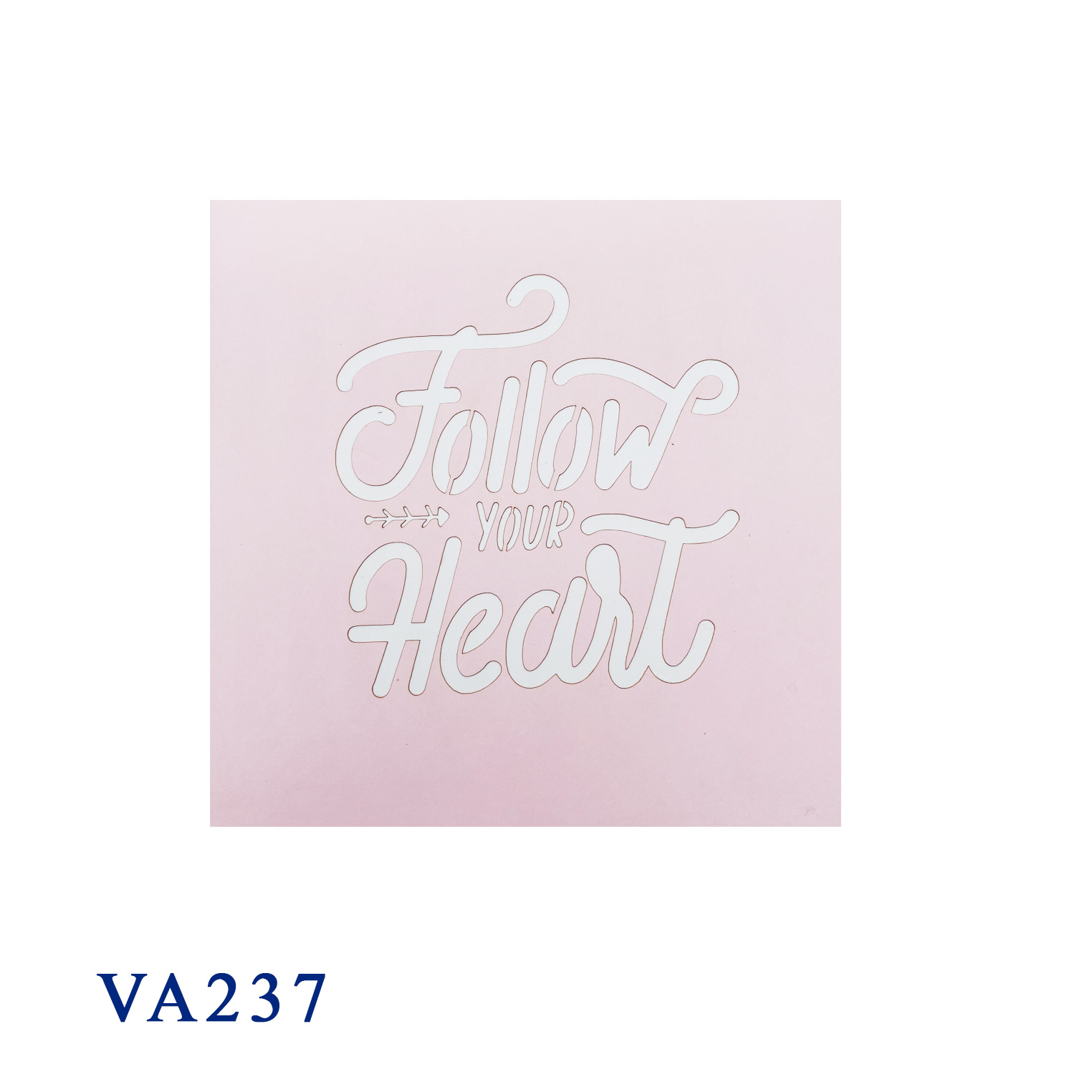 Follow Your Heart Pop Up Card