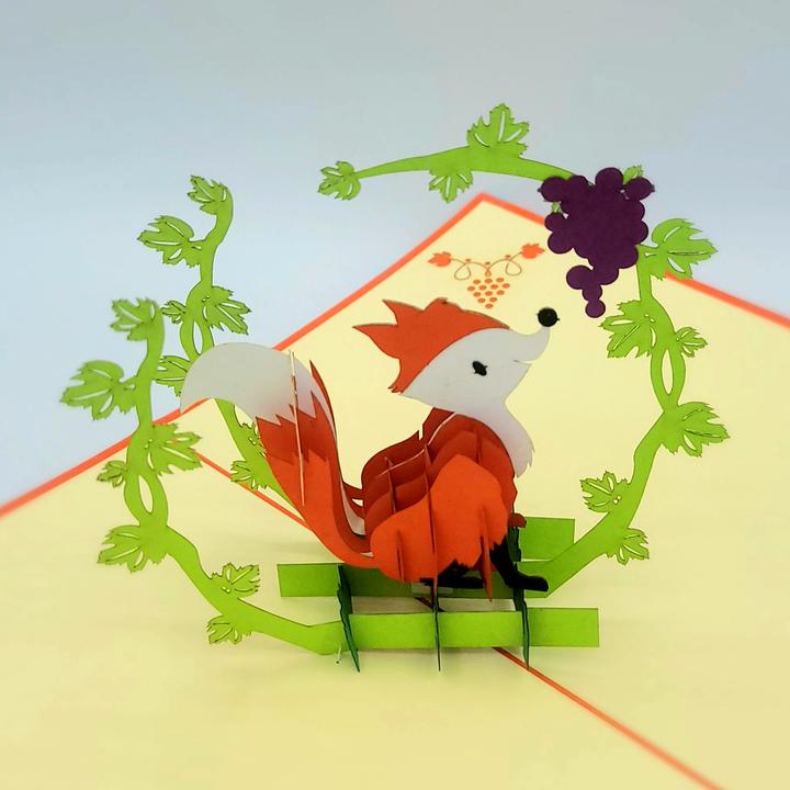 Fox Pop Up Card