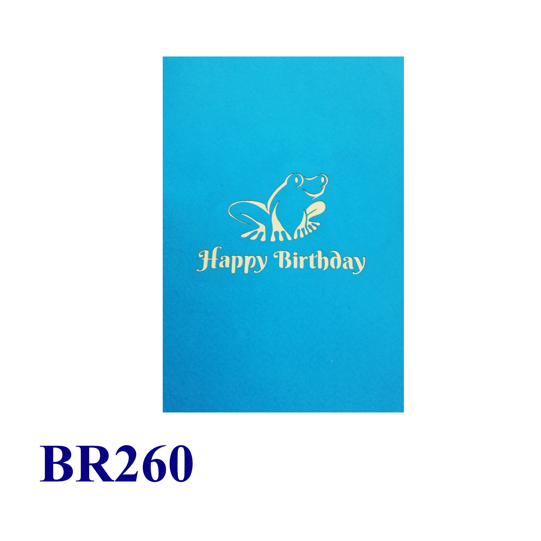 Birthday Frog Pop Up Card
