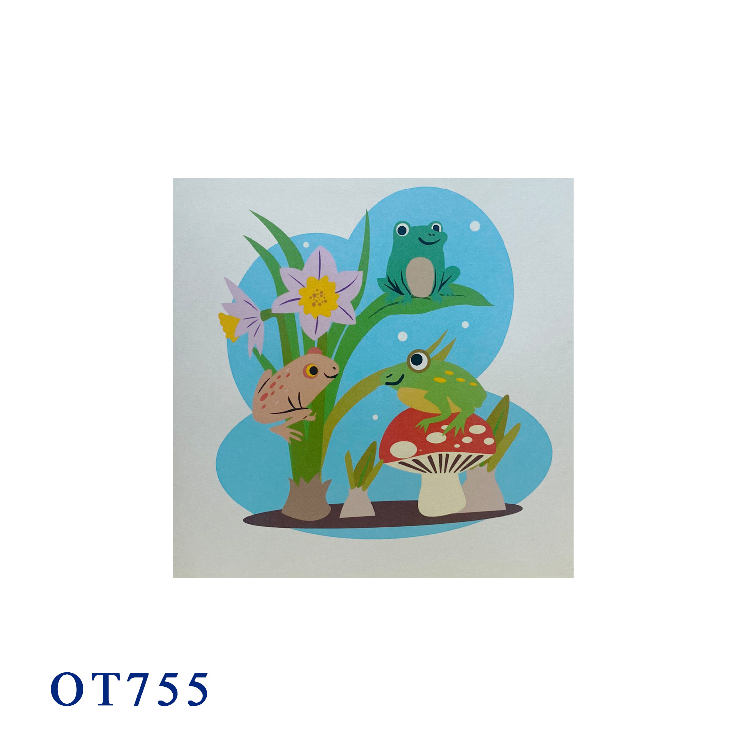 Frogs Pop Up Card
