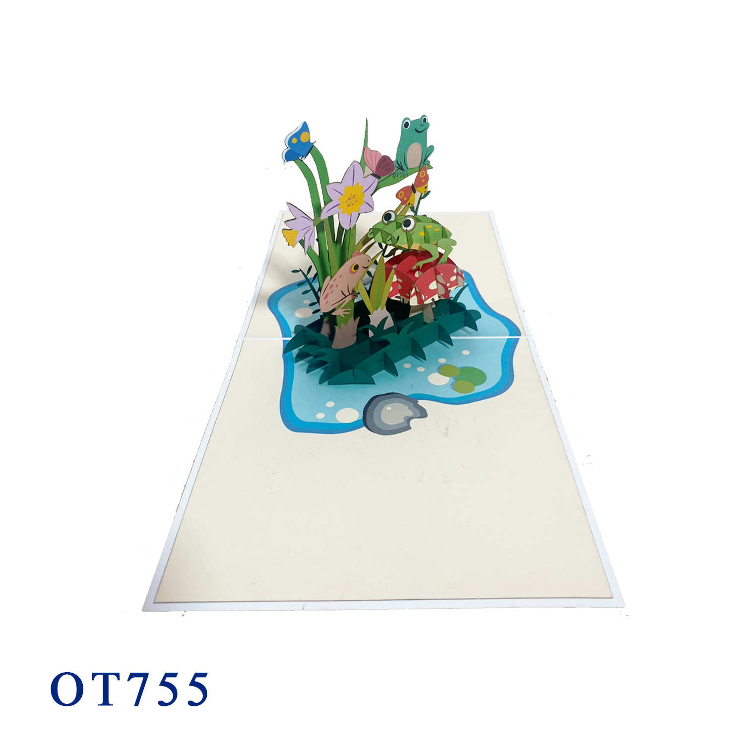 Frogs Pop Up Card