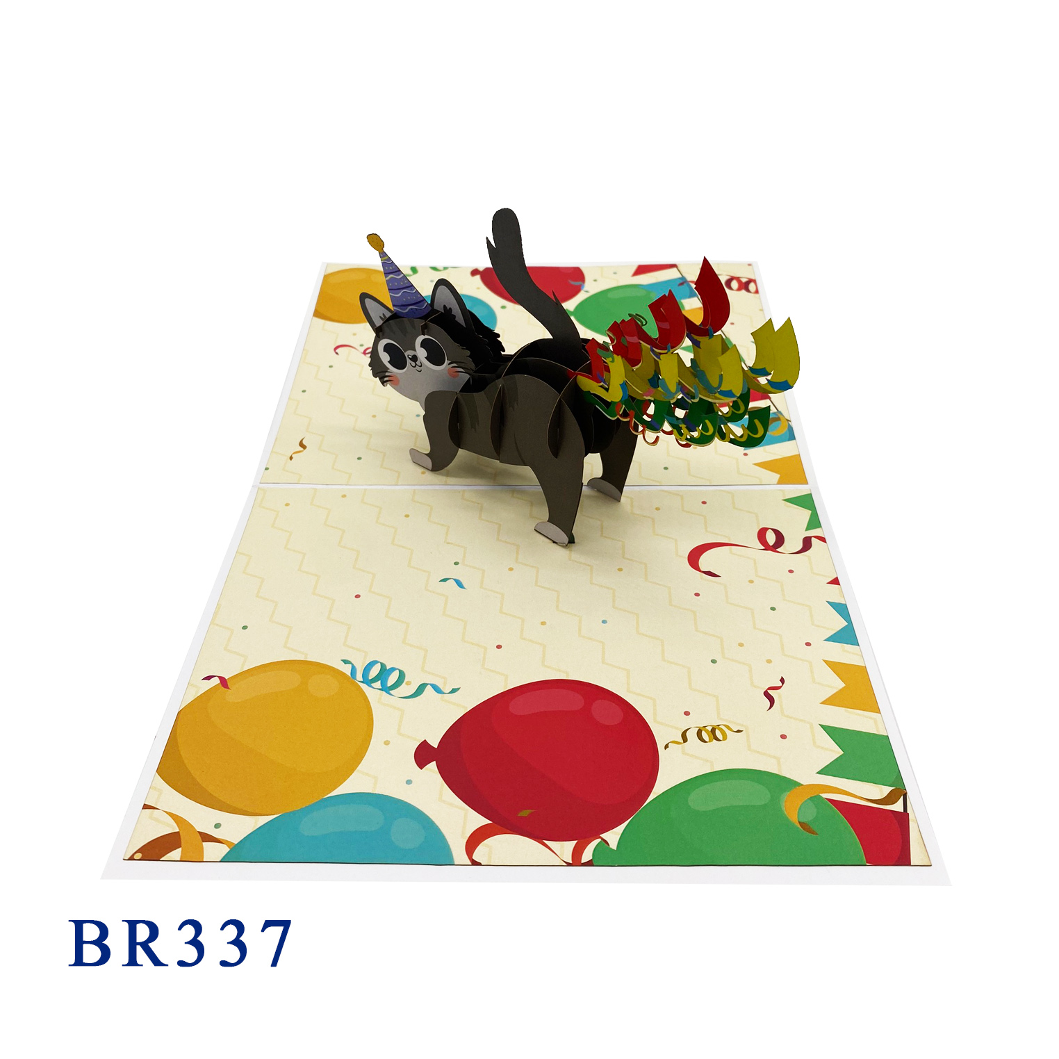 Funny Kitten Birthday Pop Up Card