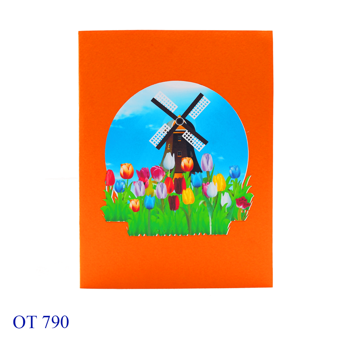 Garden Tulips Pop Up Card