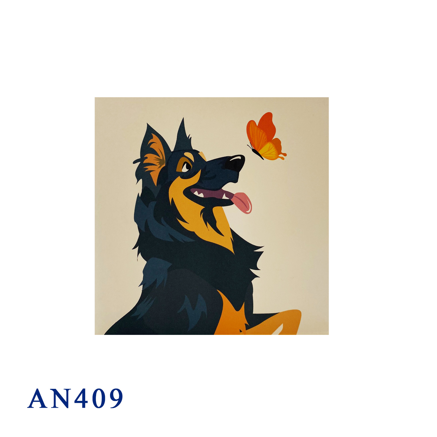 German Shepherd Dogs Pop Up Card