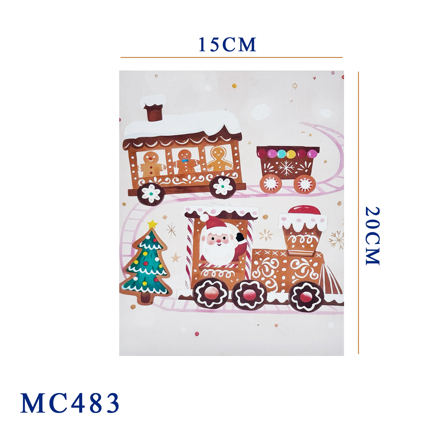 Gingerbread Train Pop-Up Card