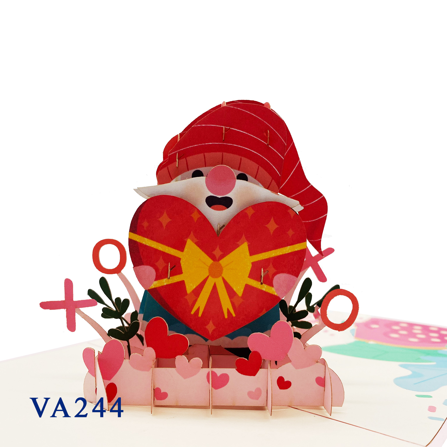 Gnome Heart Pop Up Card