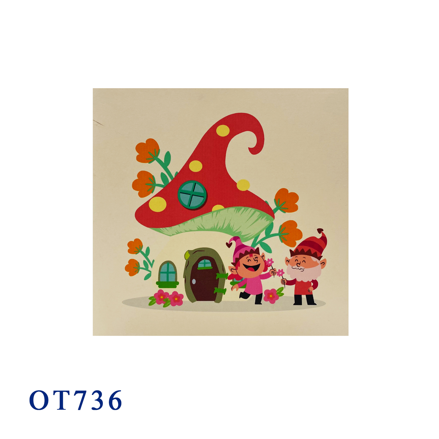 Gnomes House Pop Up Card