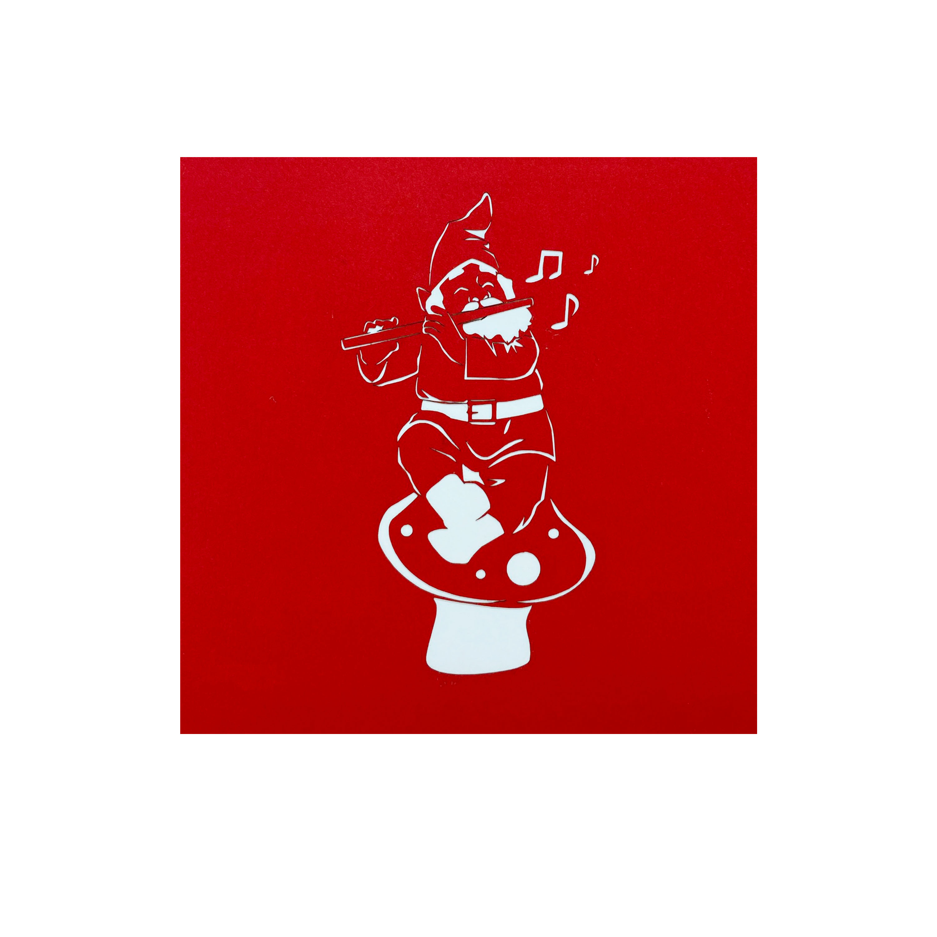 Gnome Pop Up Card