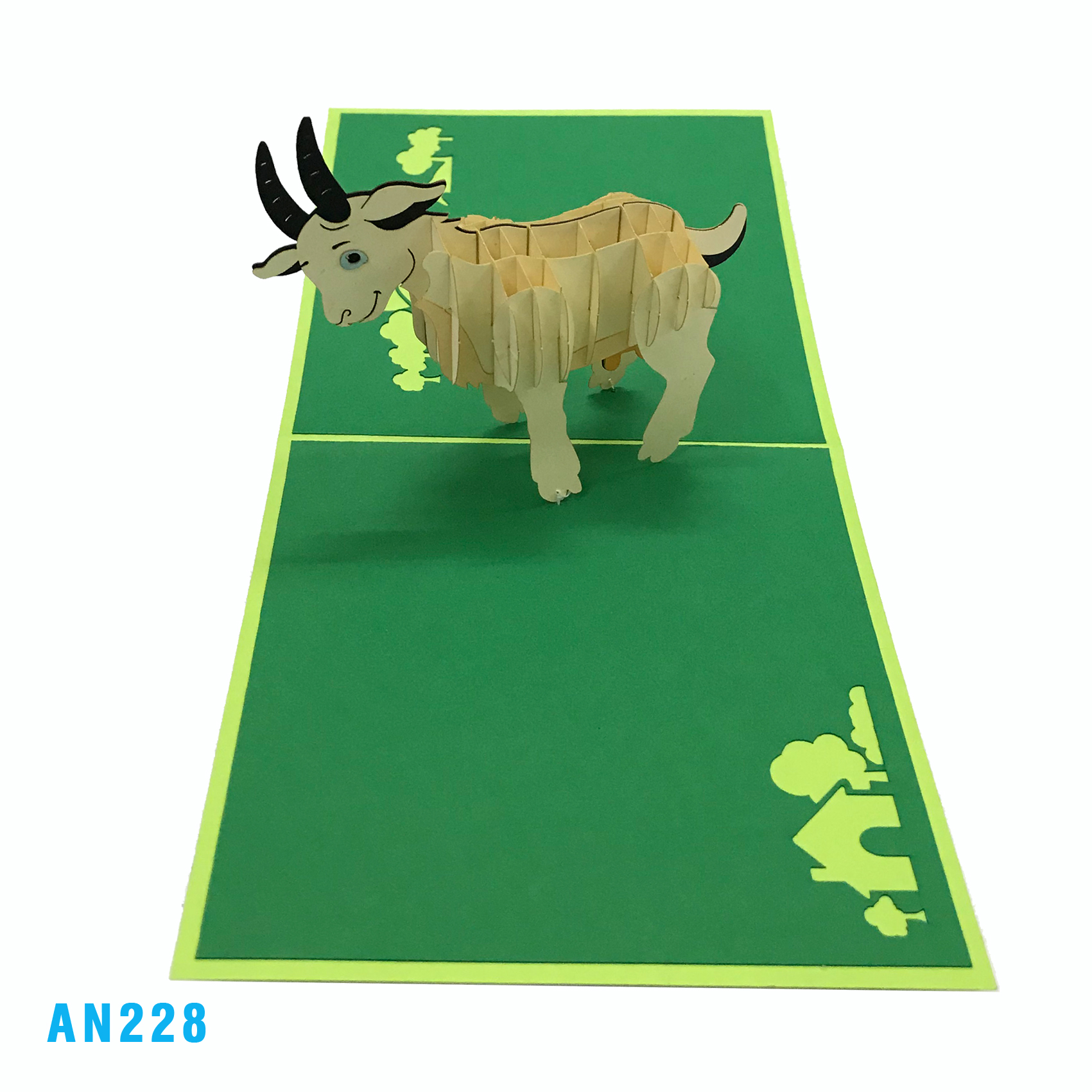 Goat Pop Up Card