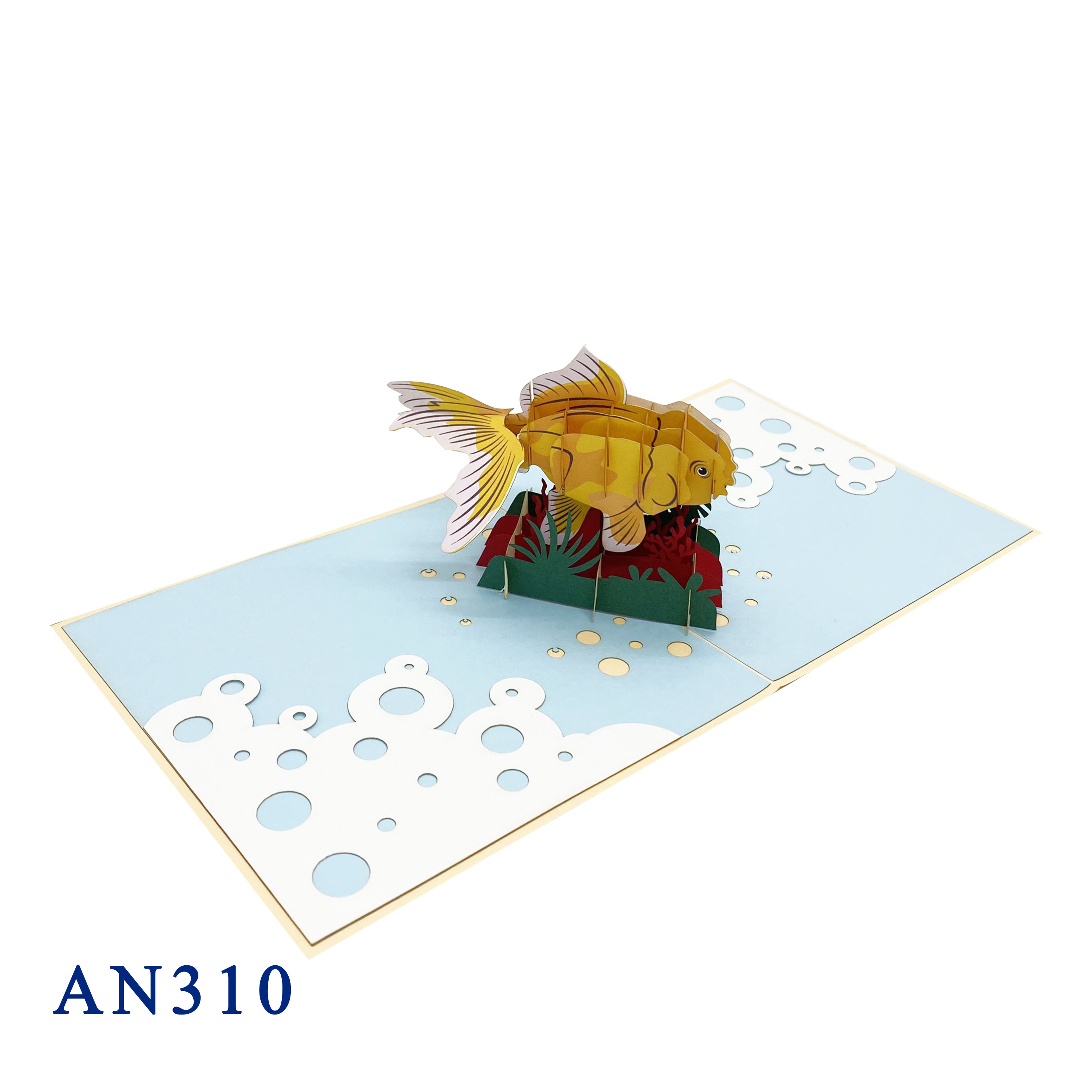 Goldfish Pop Up Card