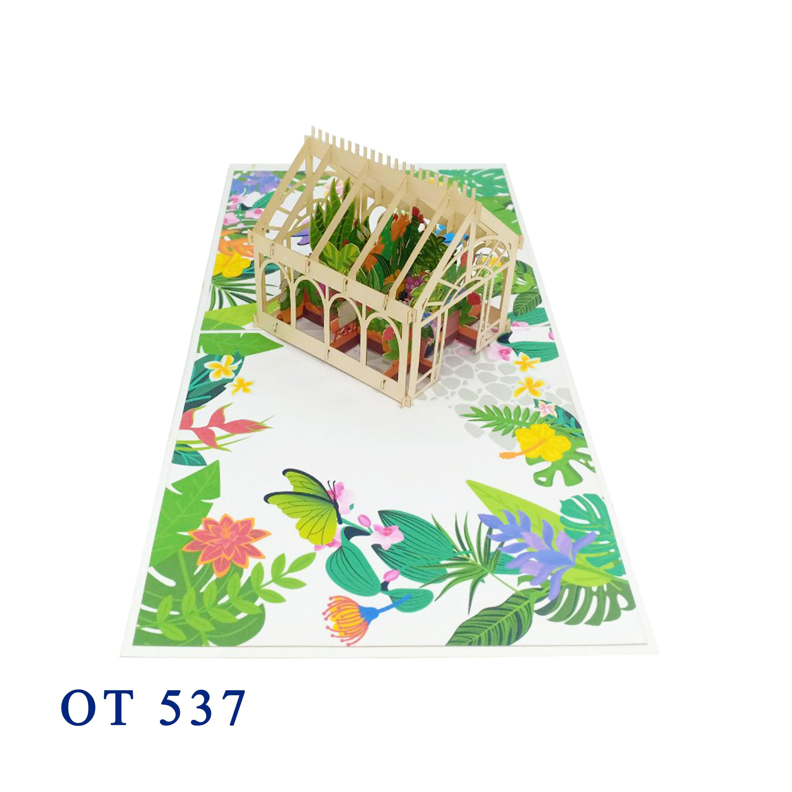 Greenhouse Pop Up Card