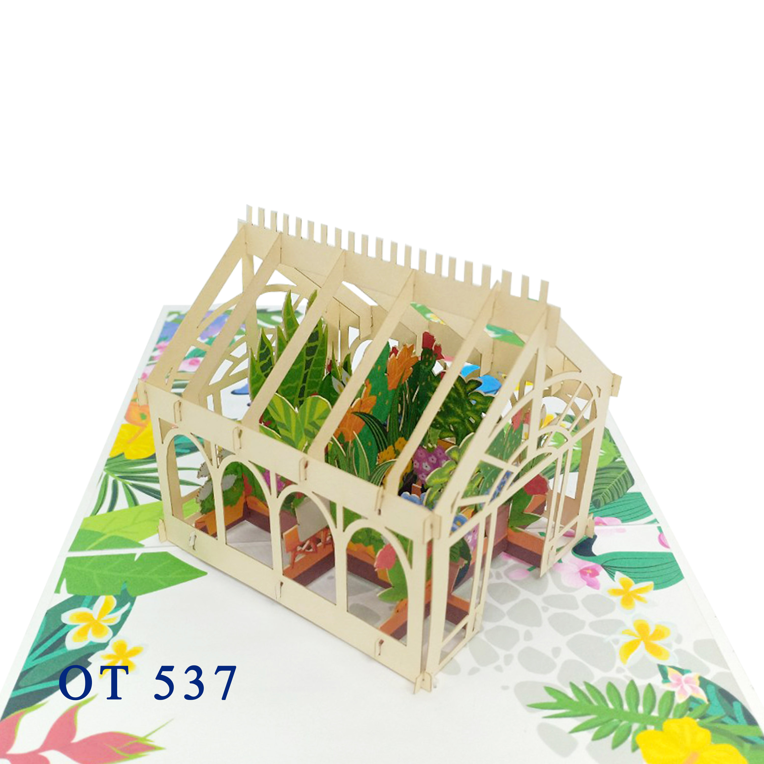 Greenhouse Pop Up Card