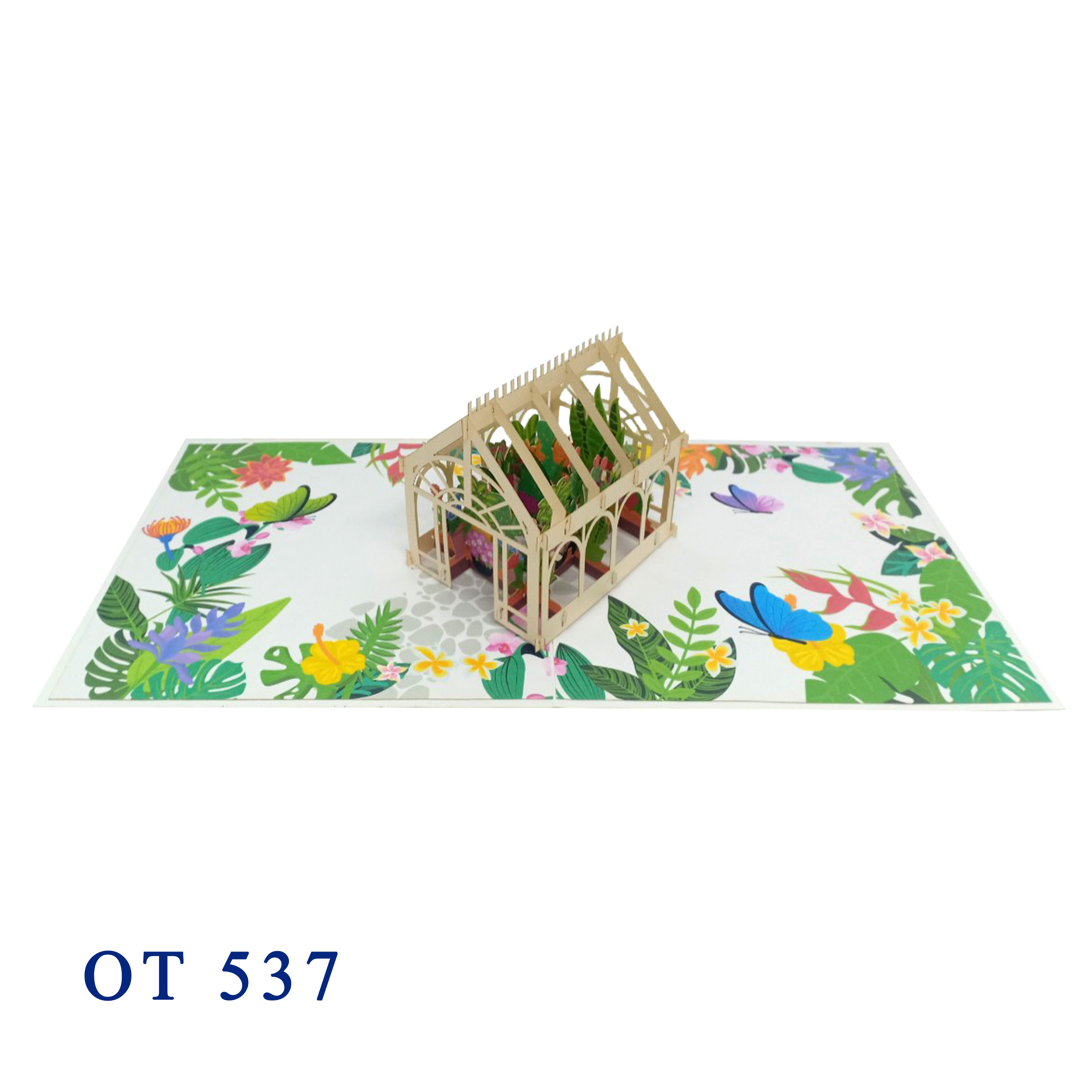 Greenhouse Pop Up Card